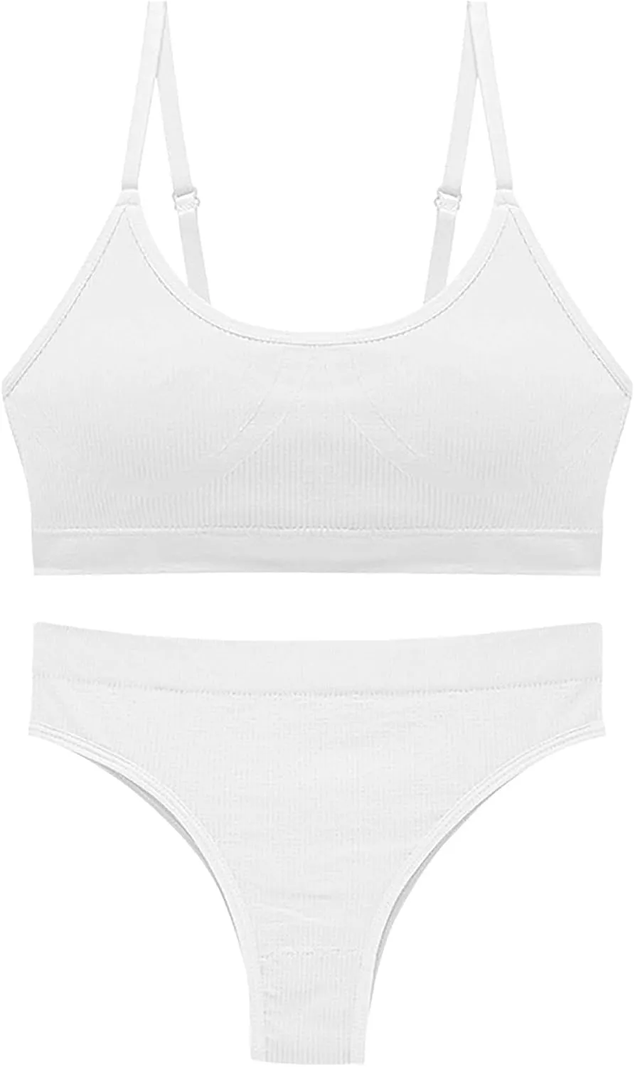 Lingerie Set Women's Sexy Lingerie Solid Bralette and Set Sexy Bra and Panty Sets Sexy Babydoll Underwear