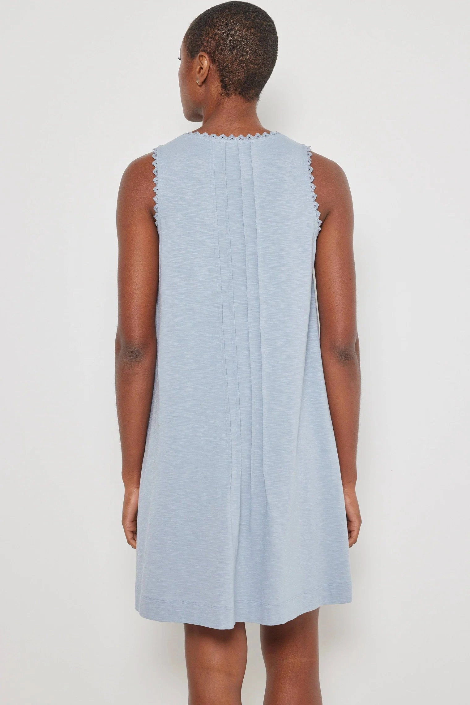 Sophisticated Layers Lisa Todd In A Twirl Dress Denim