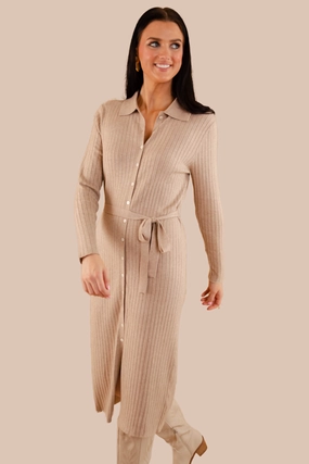 Elegant Outline London Cool Live In It Midi Dress