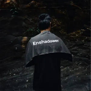 Logo Black Panel Sports Towel