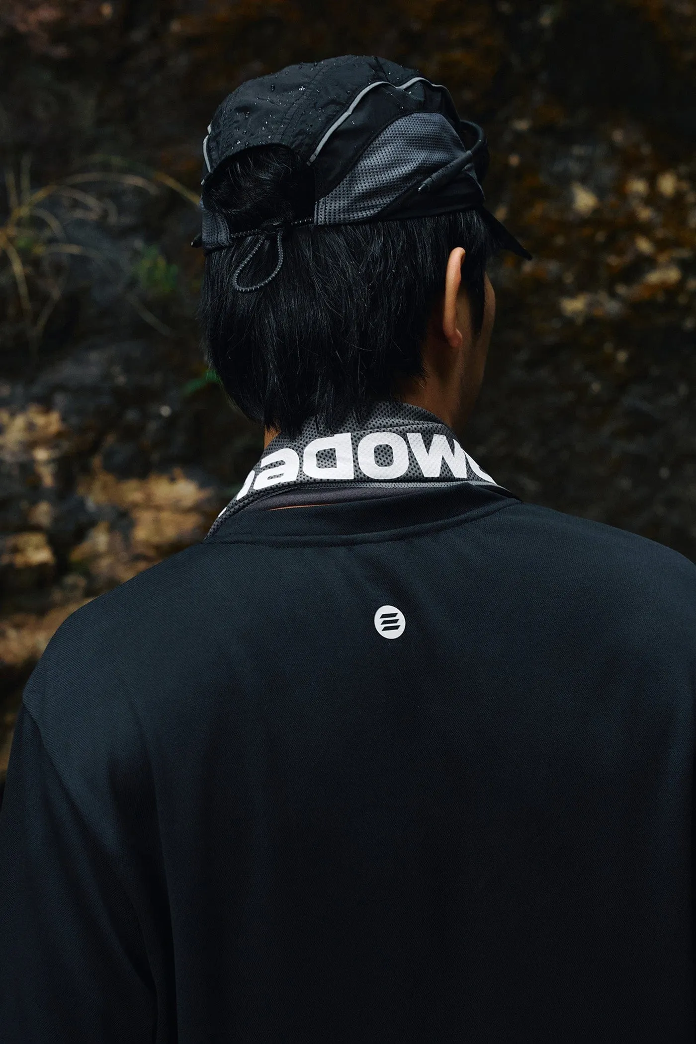 Logo Black Panel Sports Towel