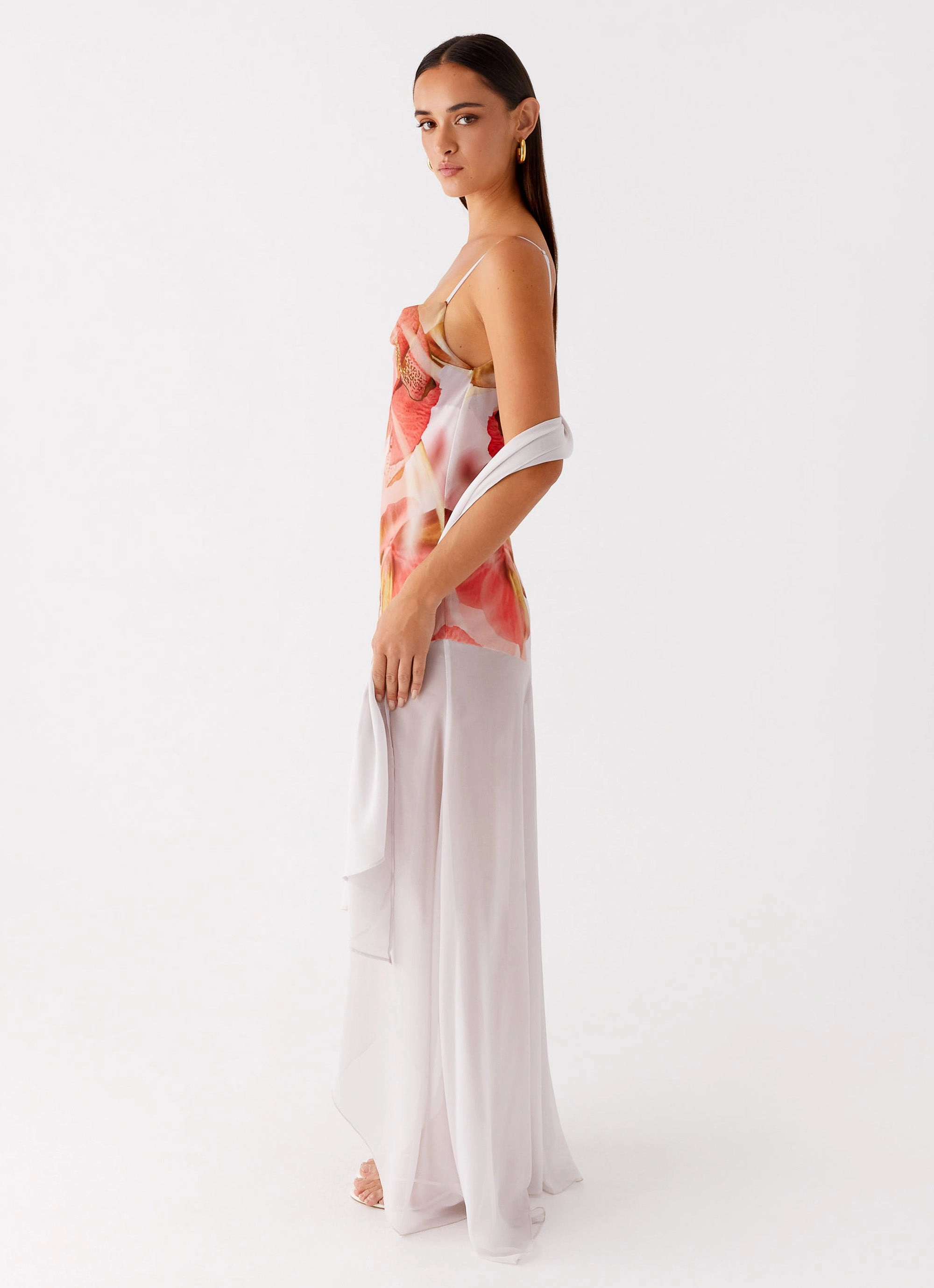 Relaxed Comfort Look Loire Maxi Dress - Peach Rose