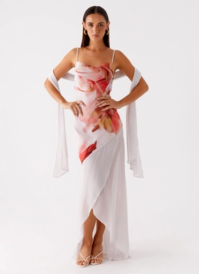 Daywear Fit Sunny Lace Loire Maxi Dress - Peach Rose