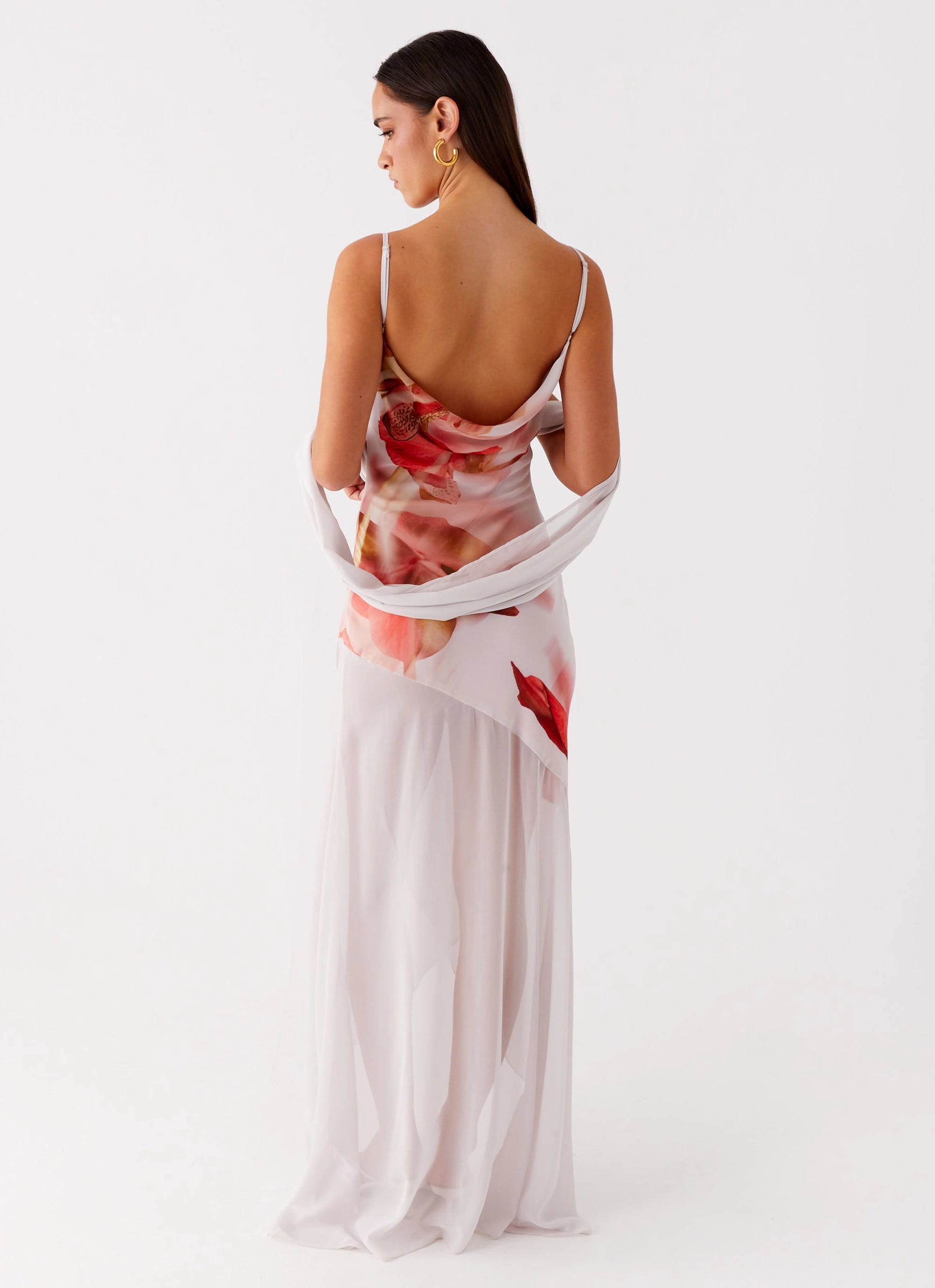 Minimal Harmony Loire Maxi Dress - Peach Rose
