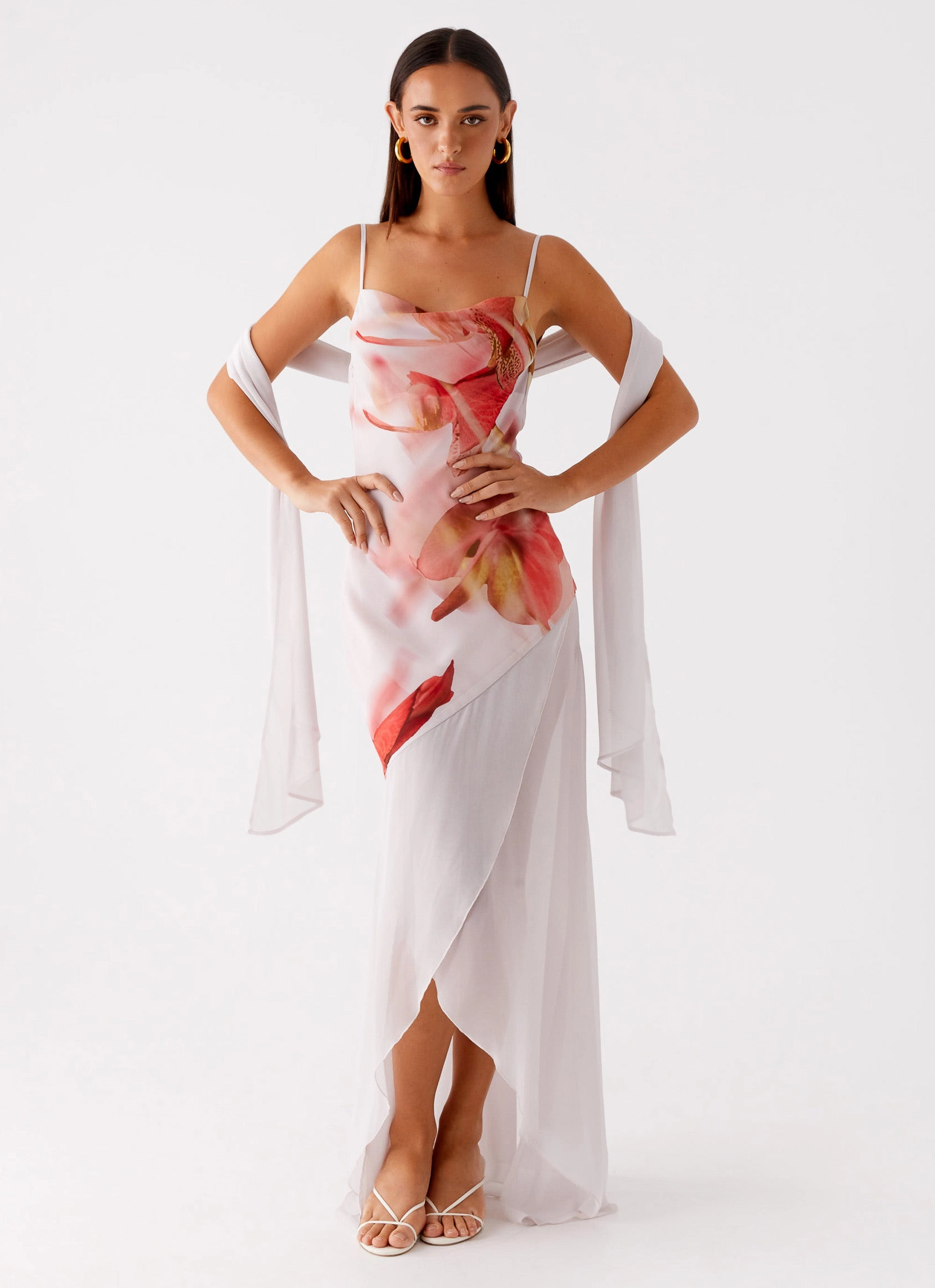Daywear Fit Sunny Lace Loire Maxi Dress - Peach Rose