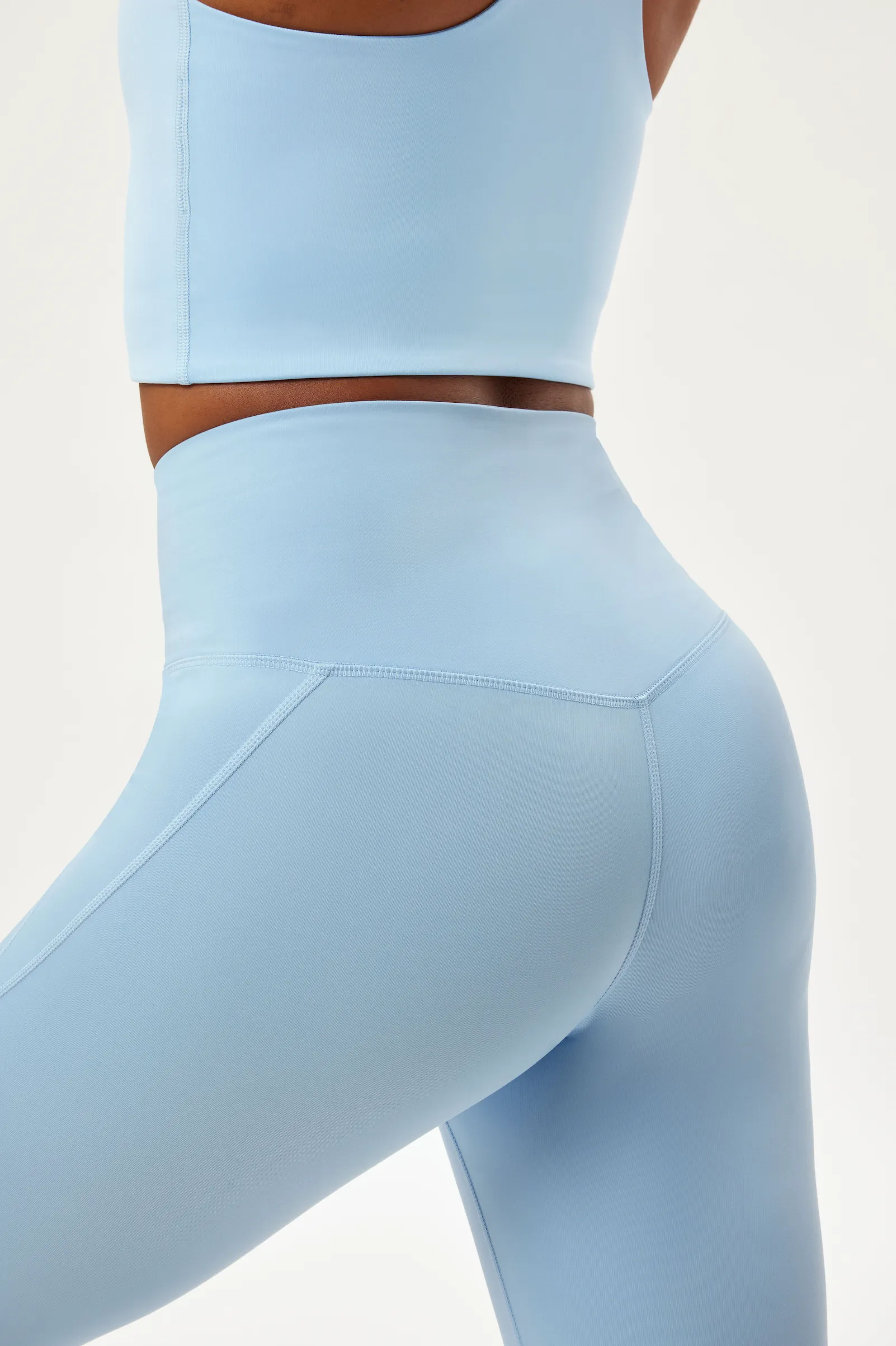 long leggings compressive - cerulian