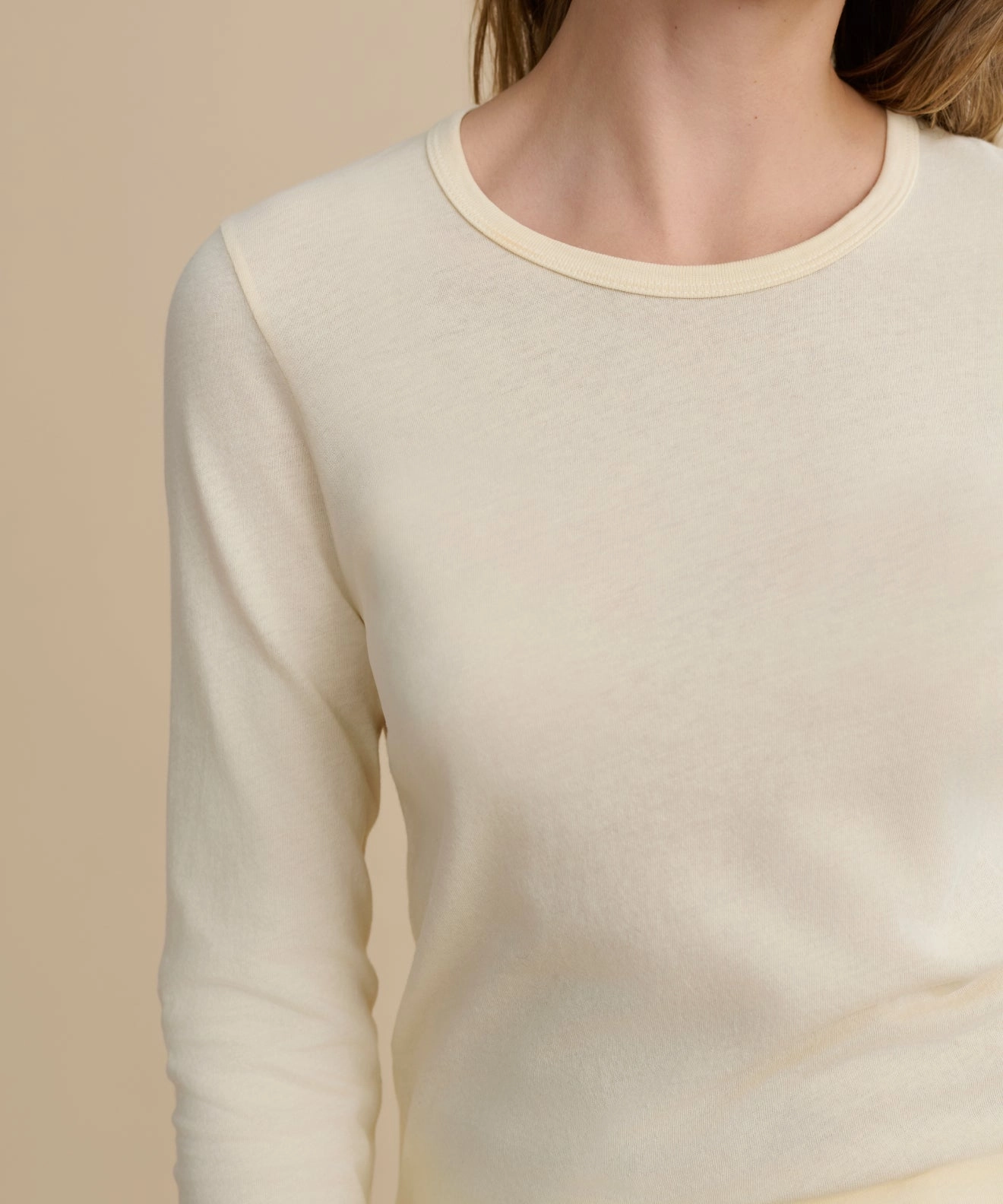 Long-Sleeve Slim Tee MultiPanelBreathability