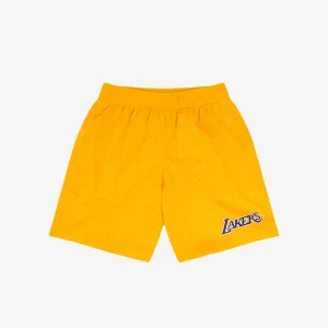 Los Angeles Lakers Mesh Court Shorts - Yellow