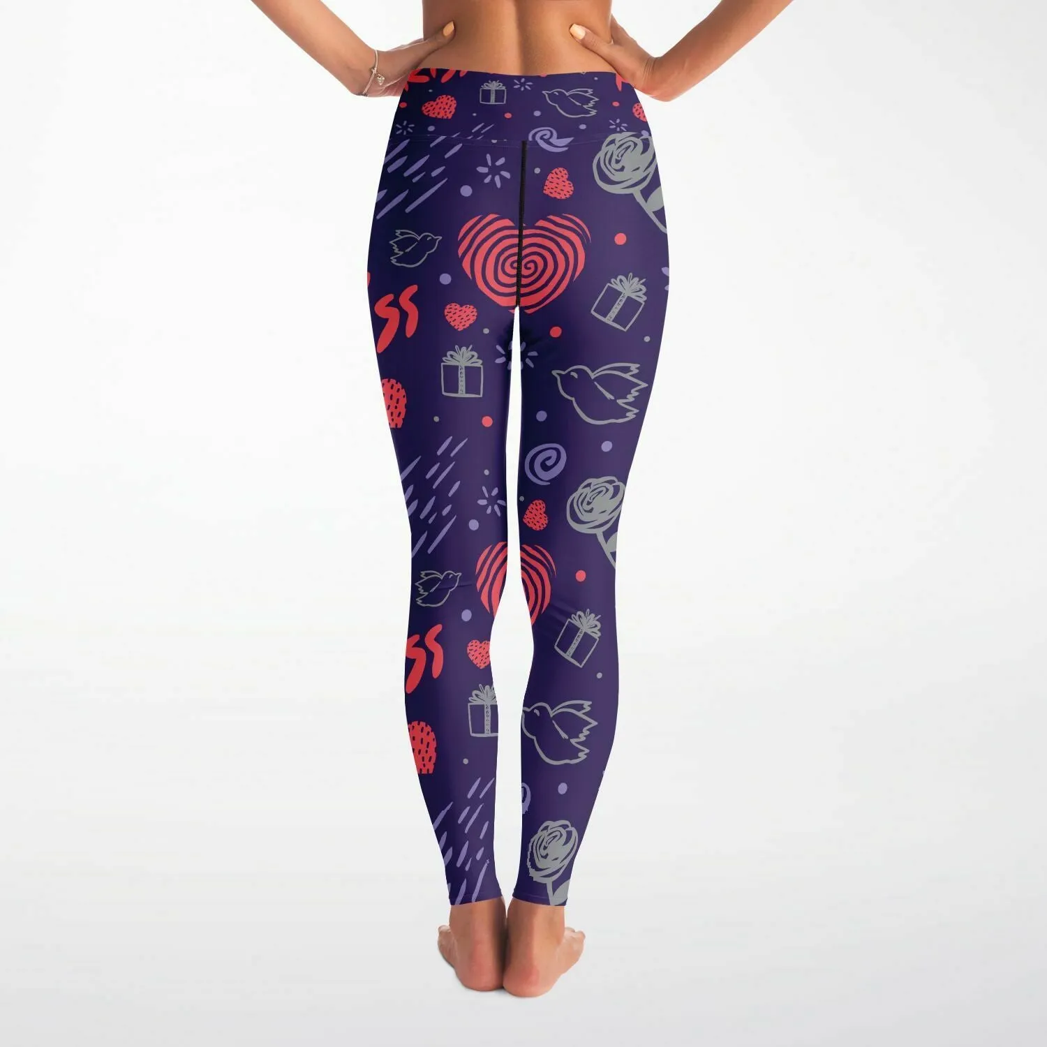 Love and Kiss Yoga Leggings