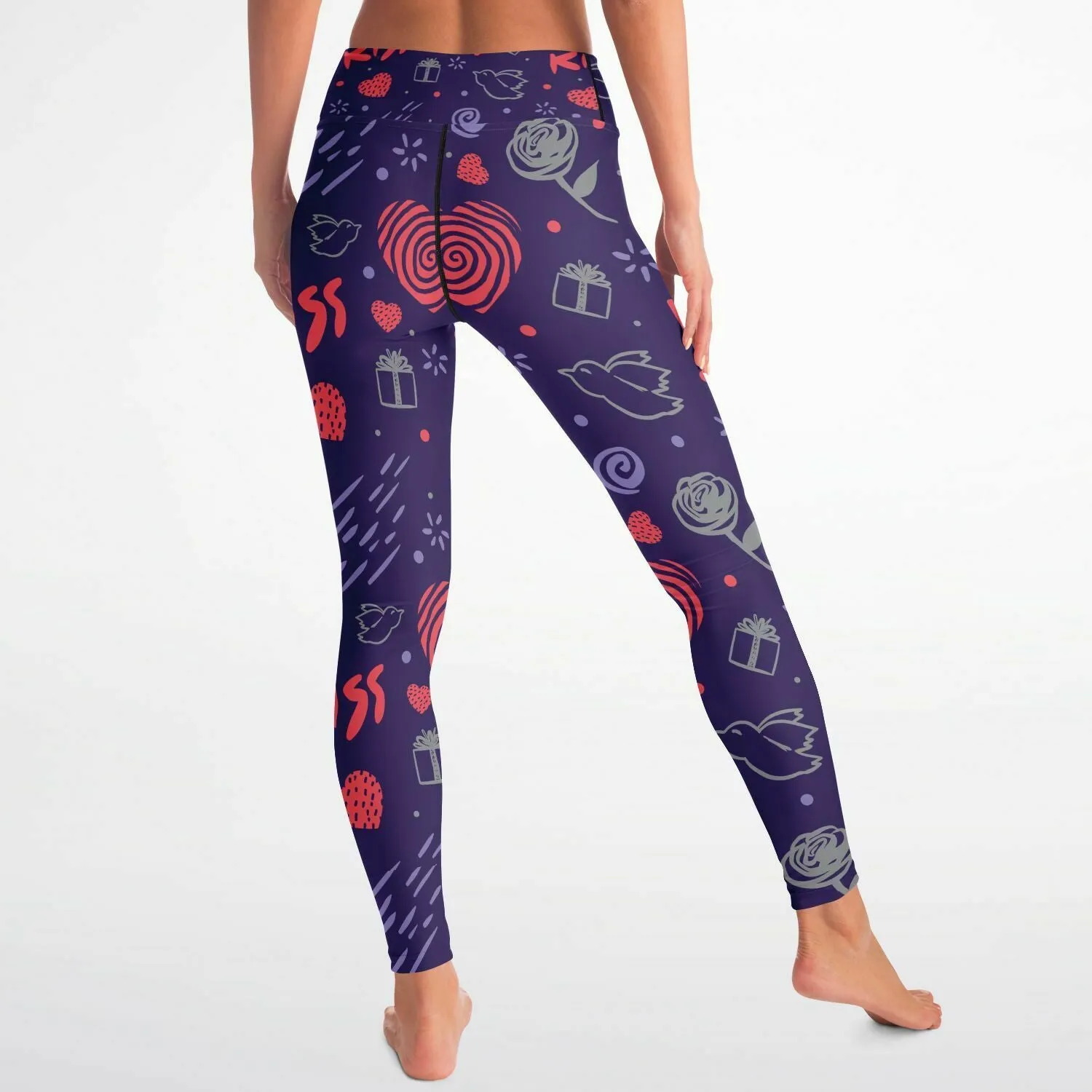 Love and Kiss Yoga Leggings