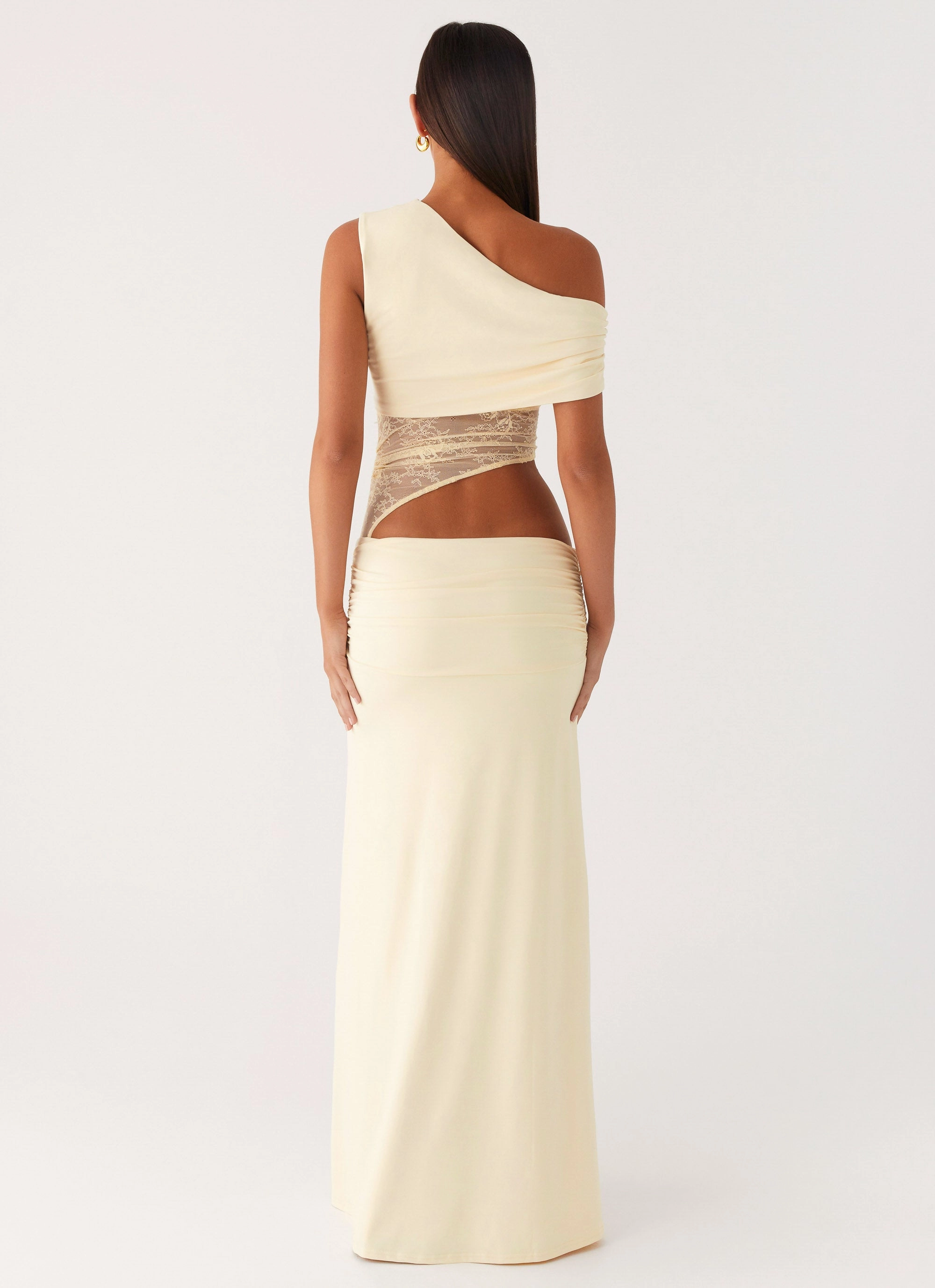 Love Motion Maxi Dress - Lemon Minimalist Style Ready Glow