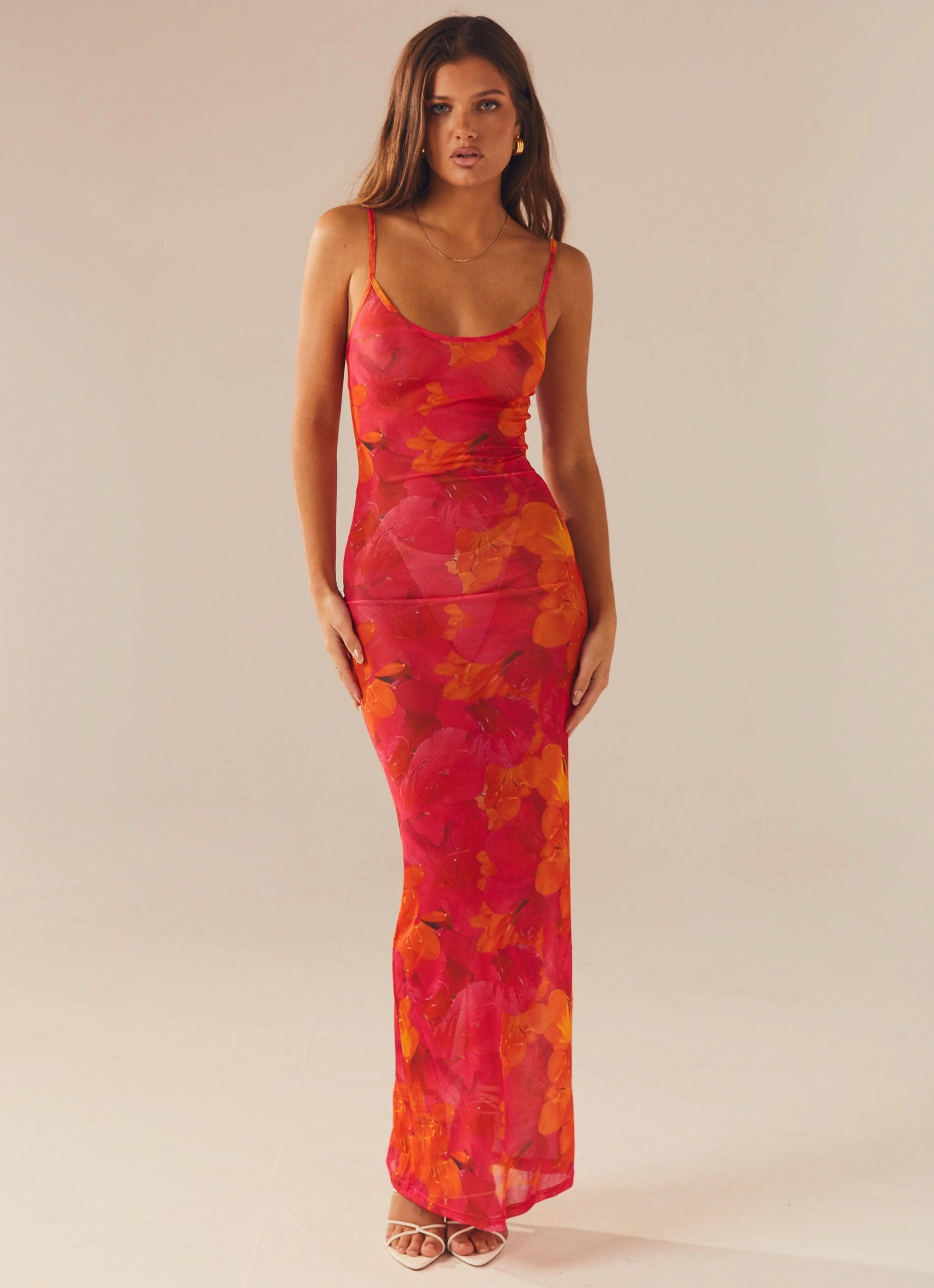 Love On The Run Maxi Dress - Floral Sun Body Positive