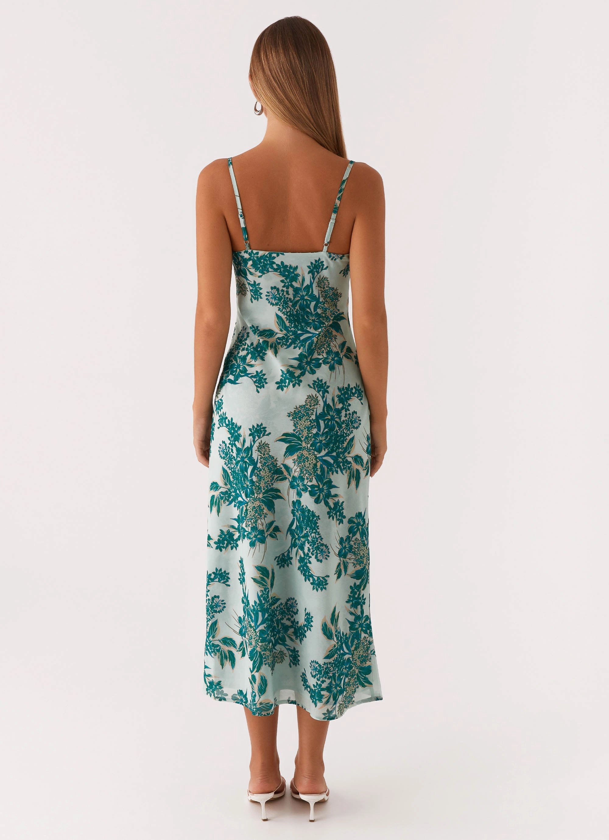 Day Fit Love Song Midi Dress - Cloud Nine Floral