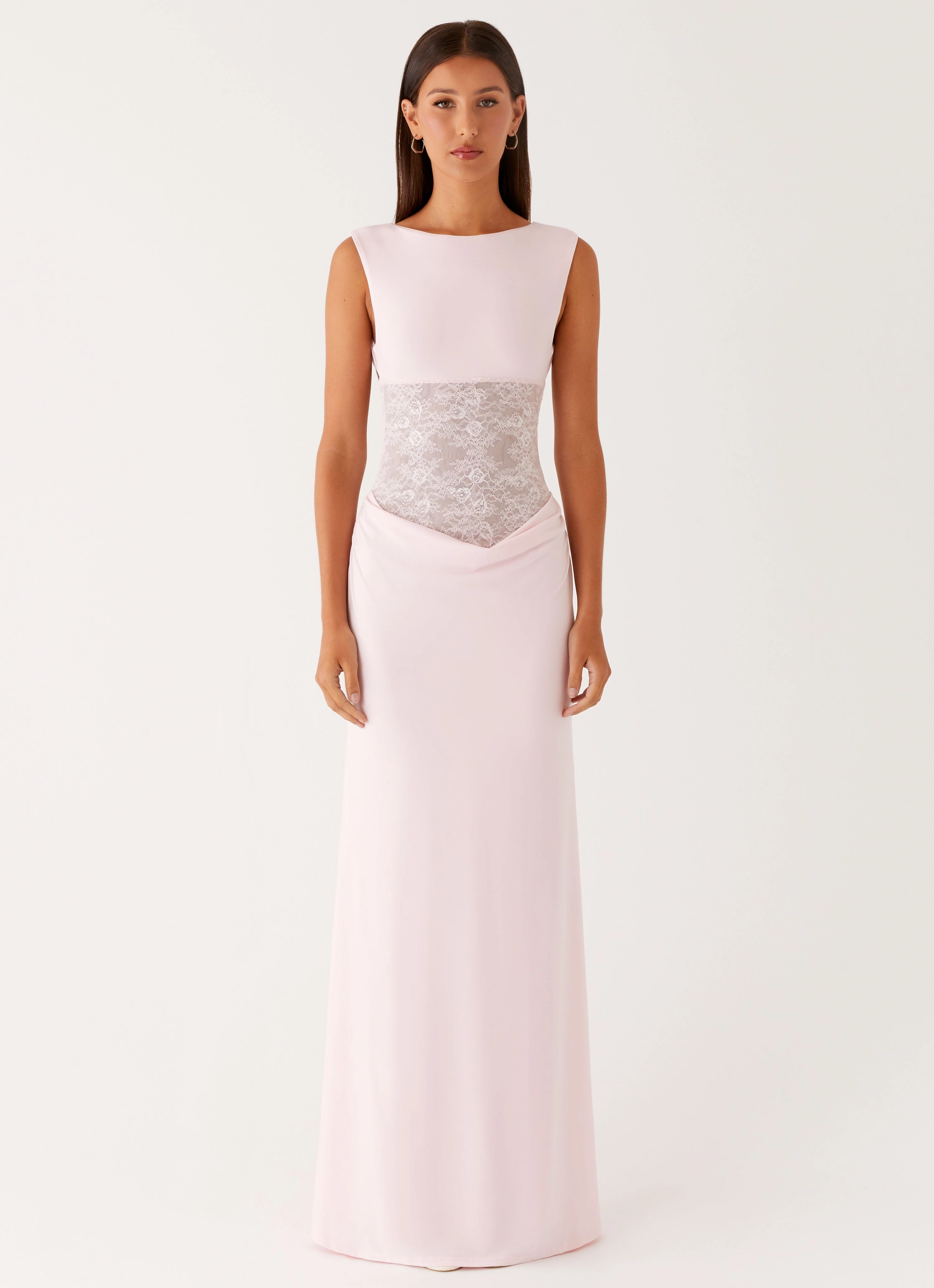 Breezy Mood Love Tease Maxi Dress - Baby Pink