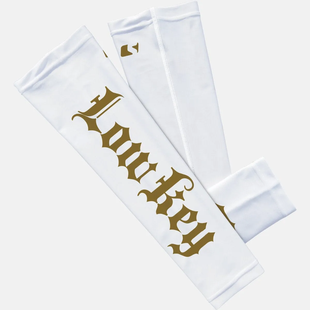 Low Key White and Gold Arm Sleeve