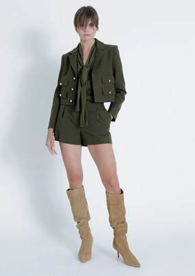 Bluesign Approved Material Modern Silhouette Marie Cropped Blazer
