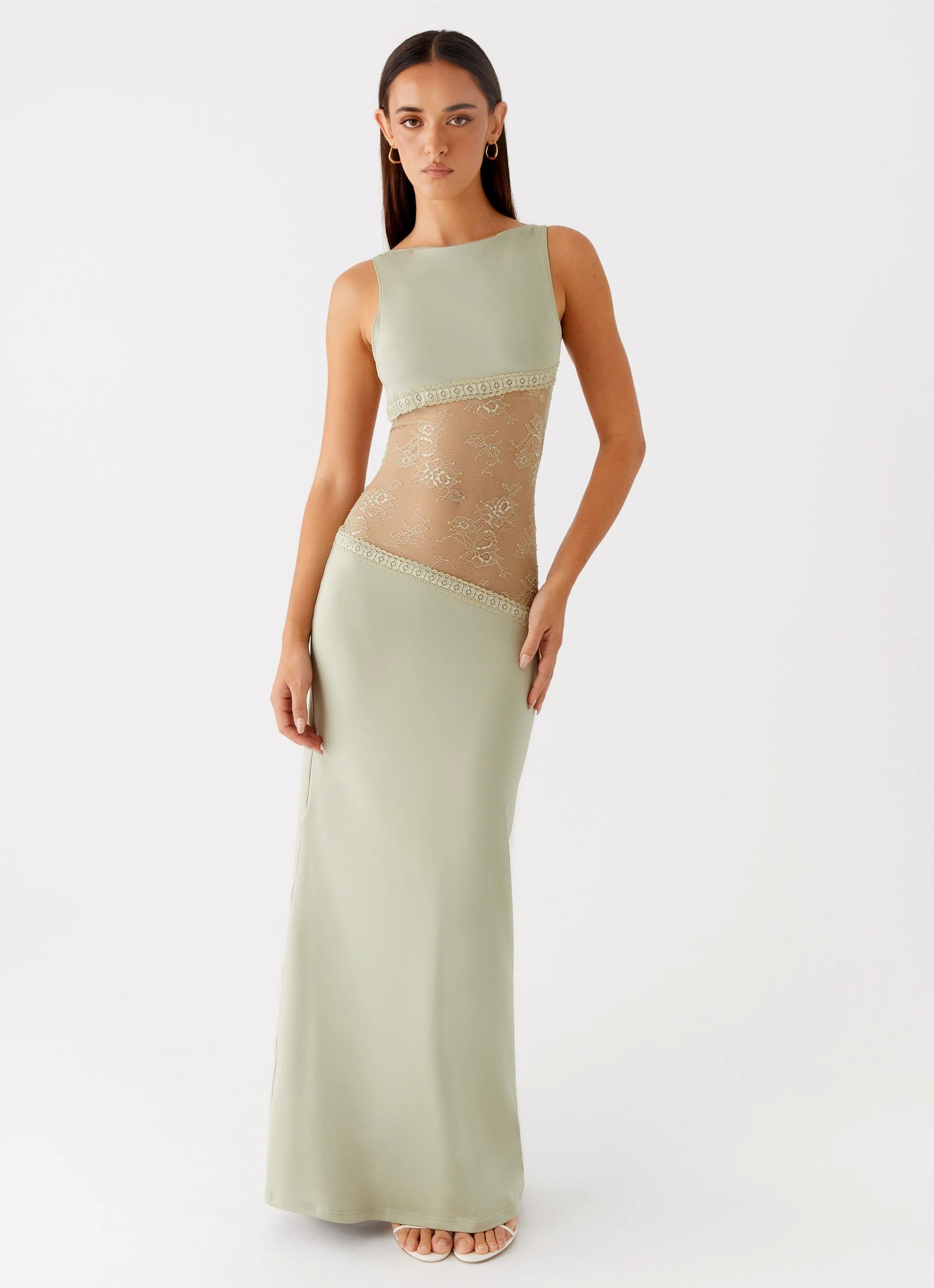 Casual Elegance Lucinda Maxi Dress - Sage