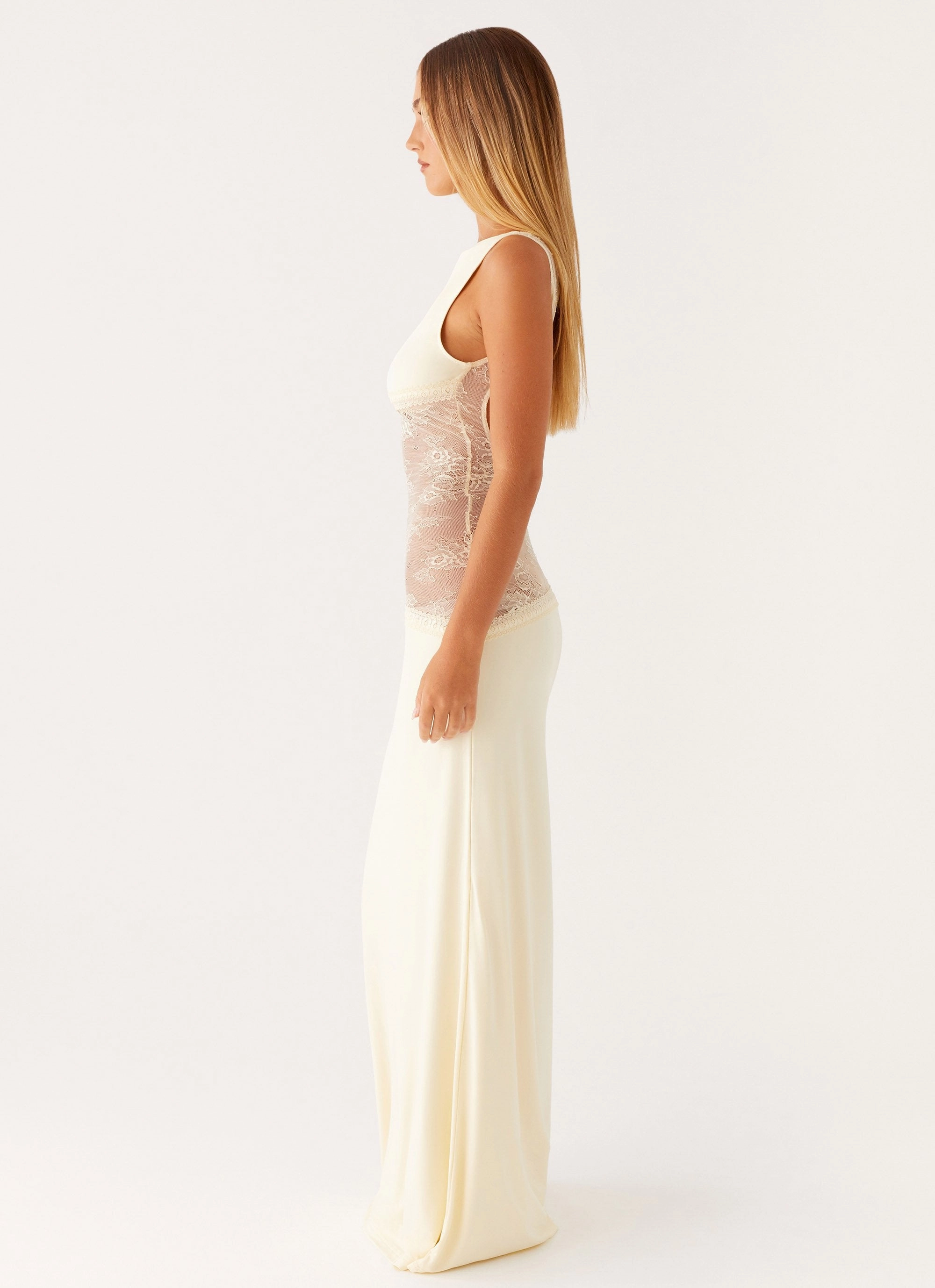 Lucinda Maxi Dress - Yellow Light Attitude Natural Wrap