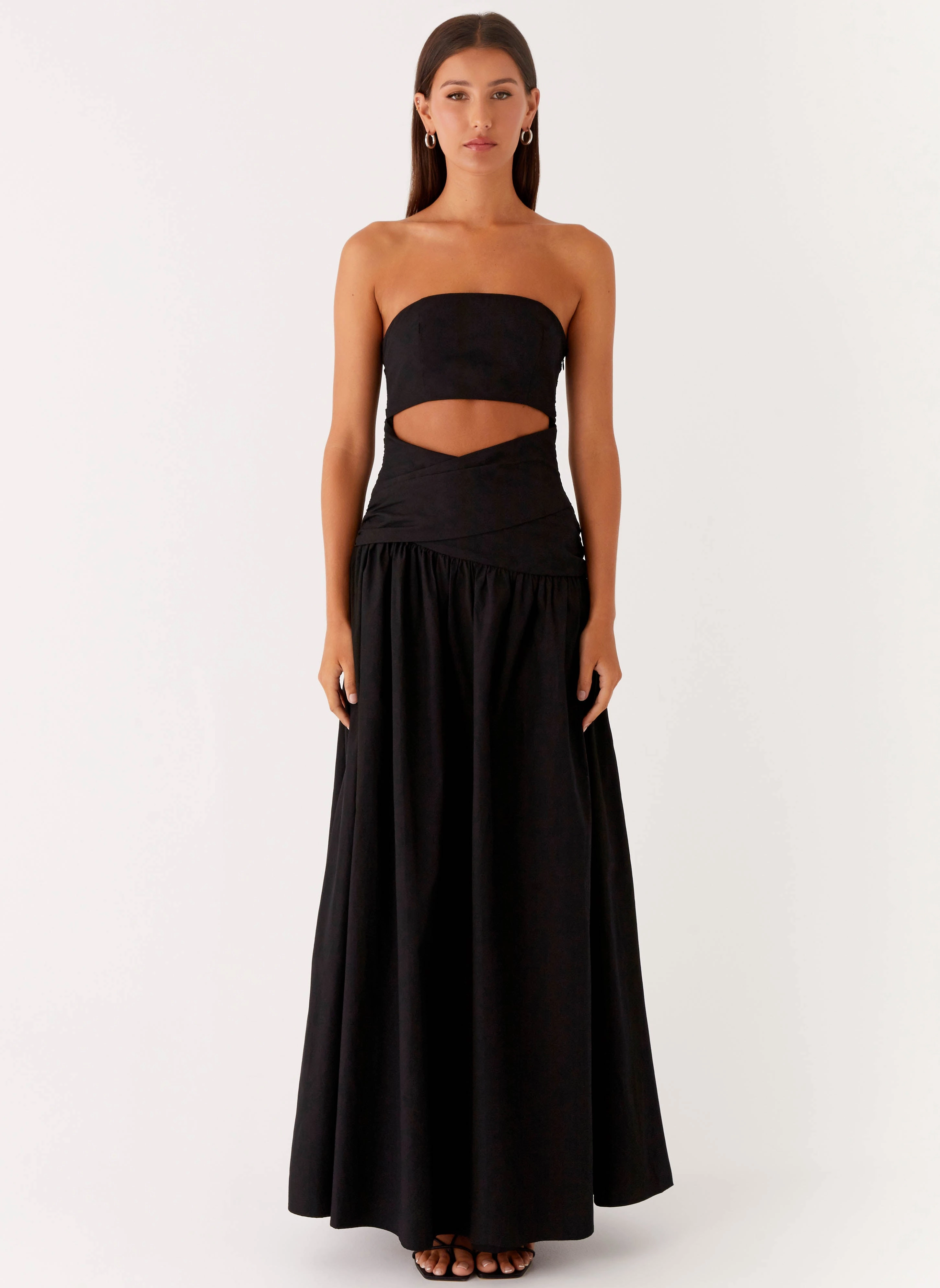 All-Day Wear Chic Motion Lumen Maxi Dress - Black