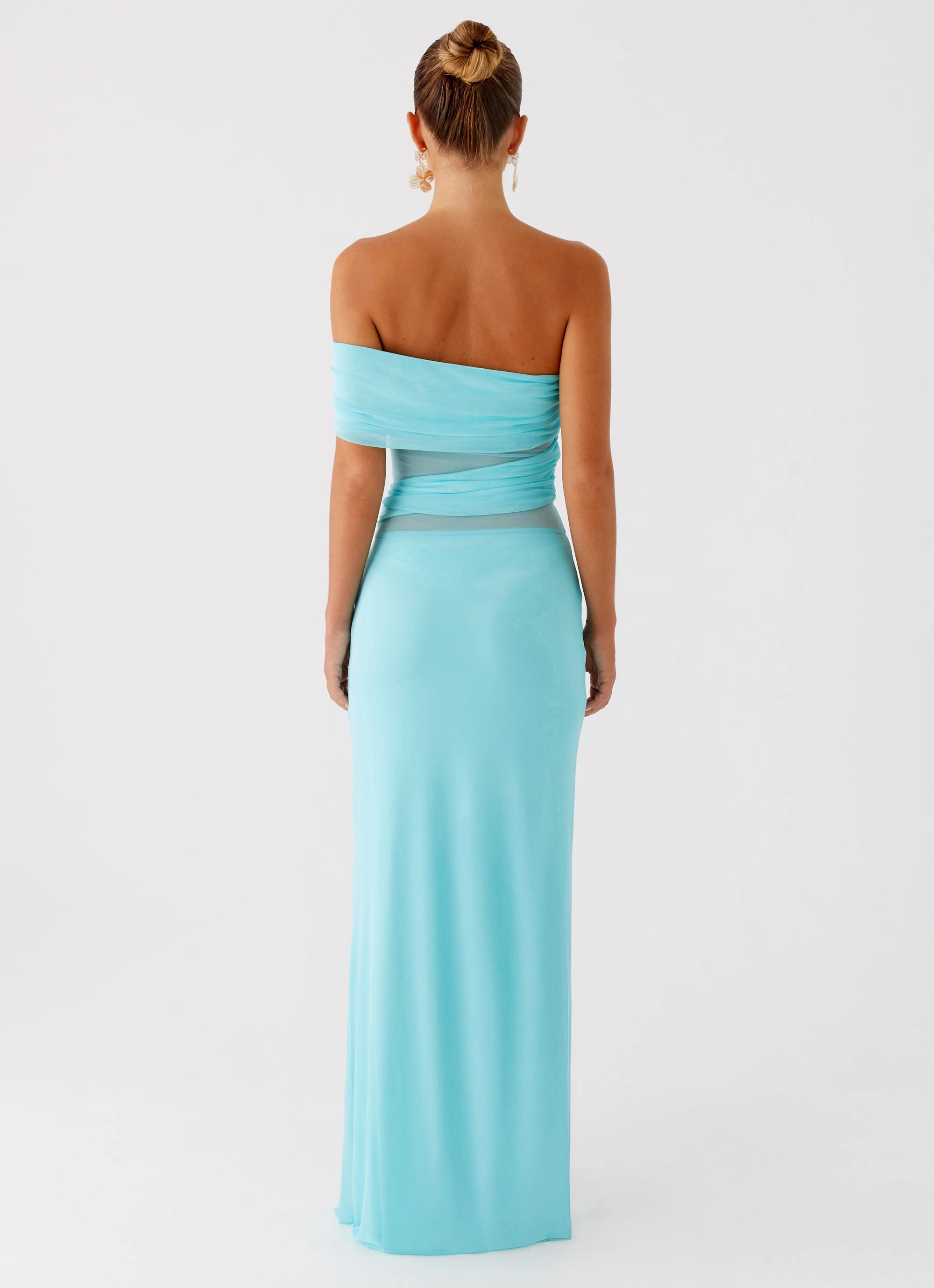 Lumi Maxi Dress - Turquoise Vibrant Layer Mom Chic
