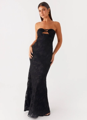 Work Friendly Lunar Maxi Dress - Black