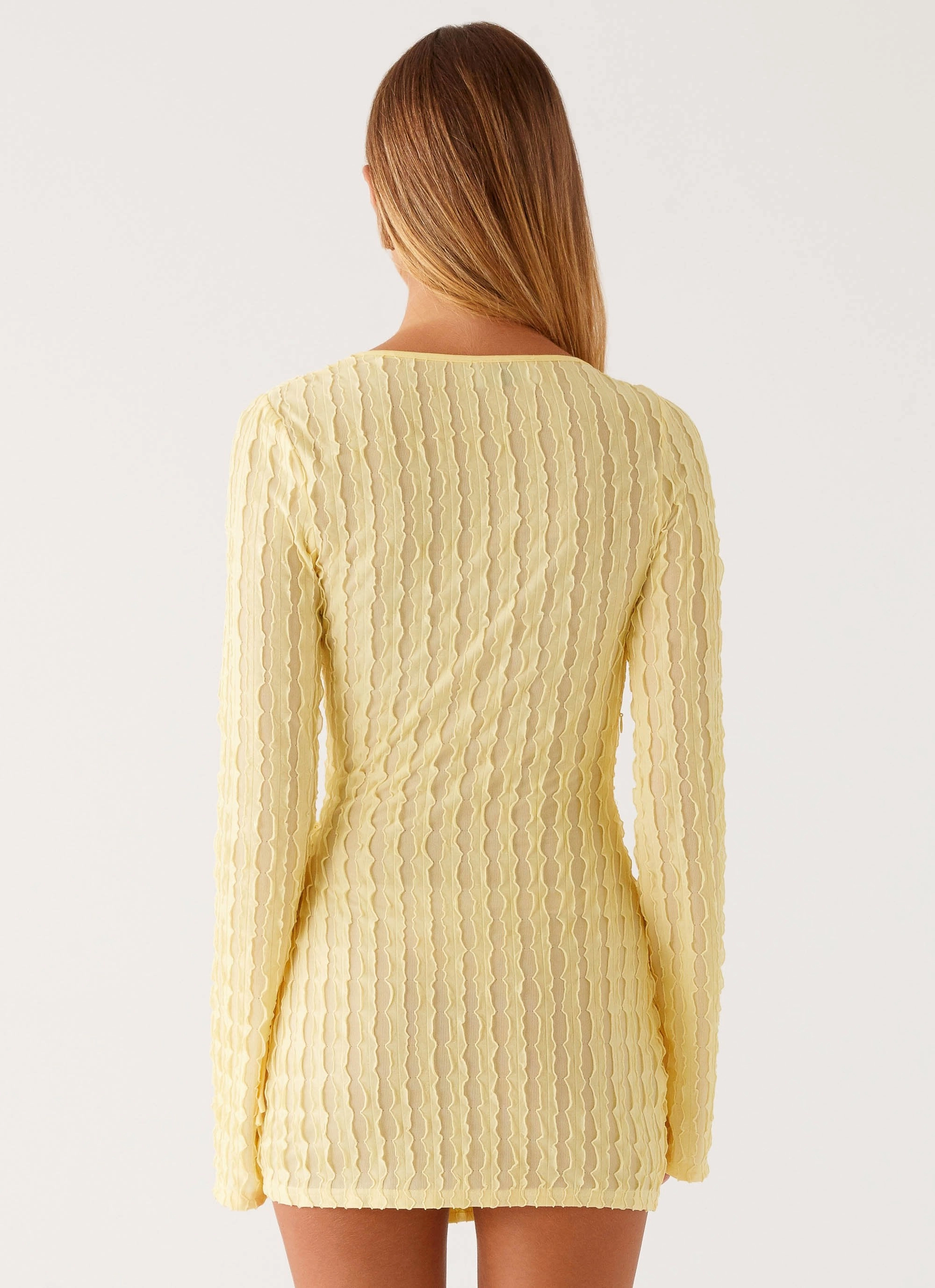 Smart Pairing Alfie Mini Dress - Pastel Yellow