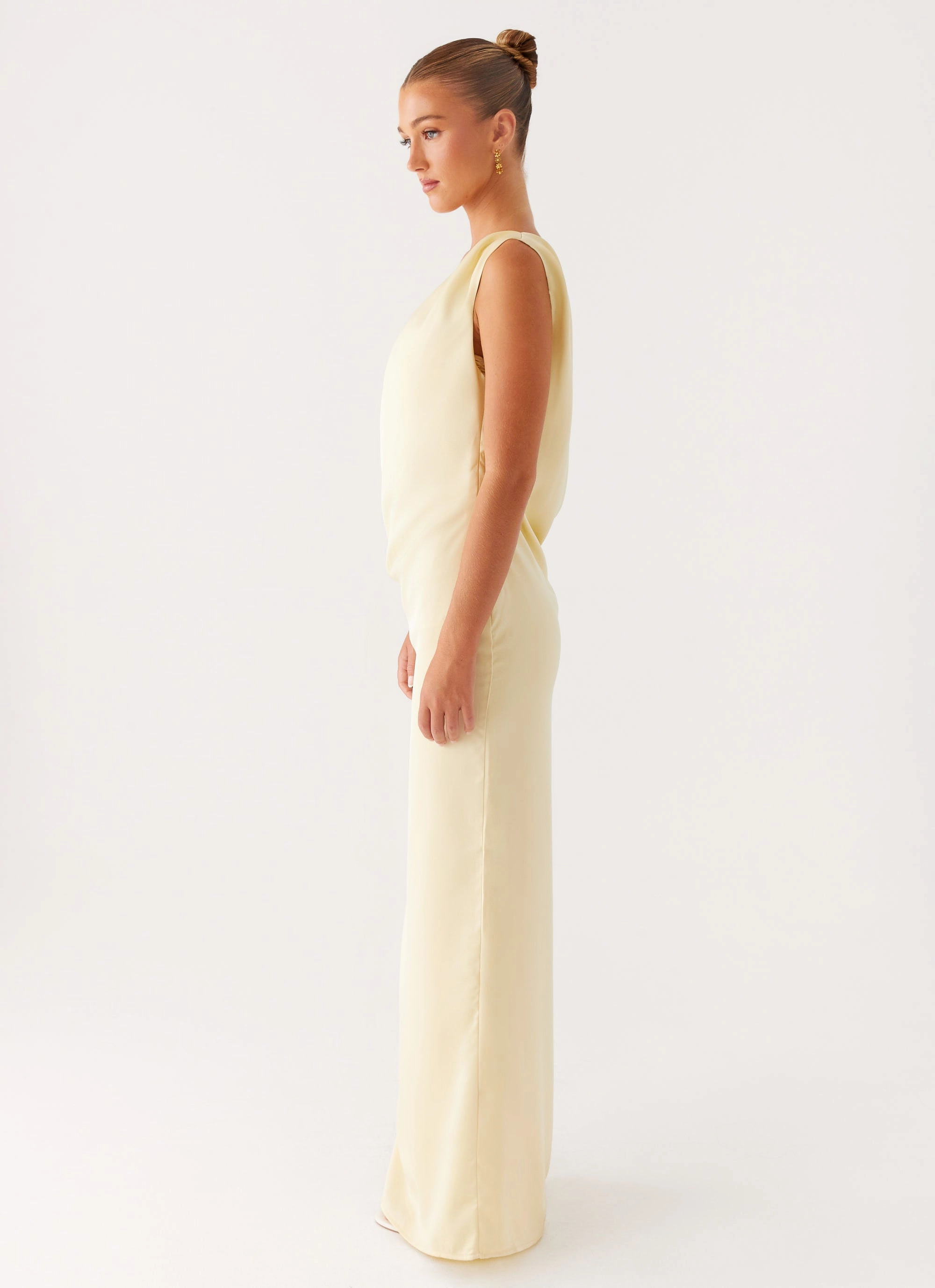 Cooper Maxi Dress - Yellow Silky-Lining Urban Spirit
