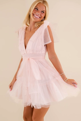 Easy Lovely RESTOCK: Until Then Pearl Tulle Dress
