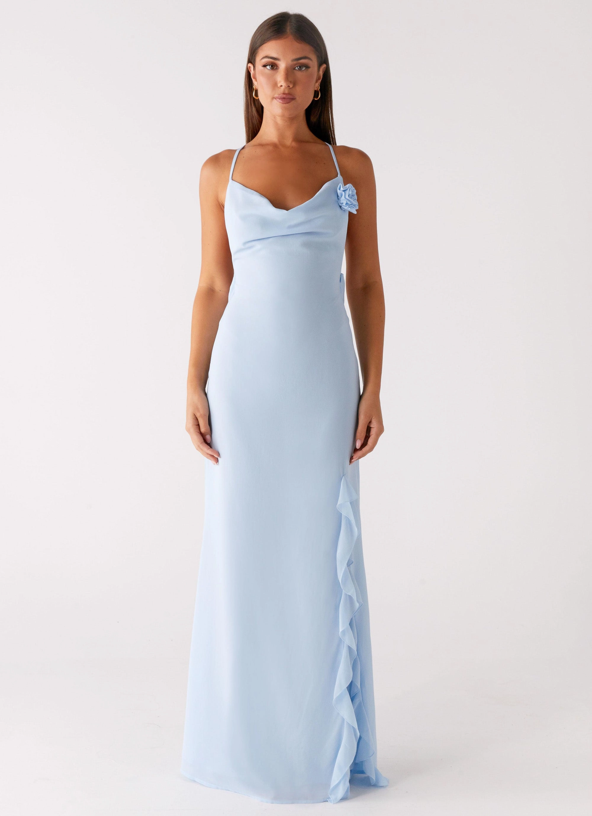 Sharp Finish First Class Maxi Dress - Blue