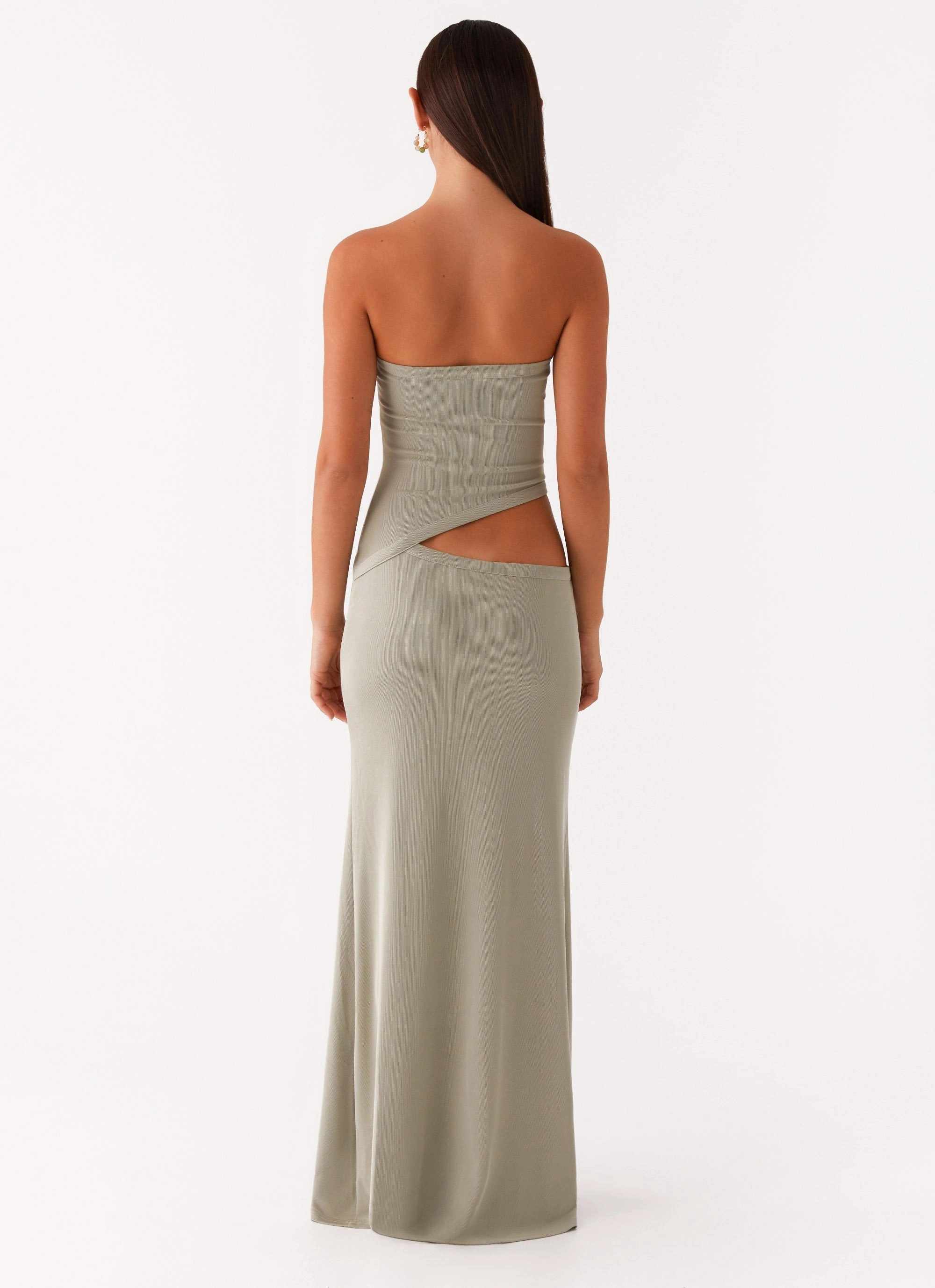Minimal Motion Wild Roses Maxi Dress - Sage