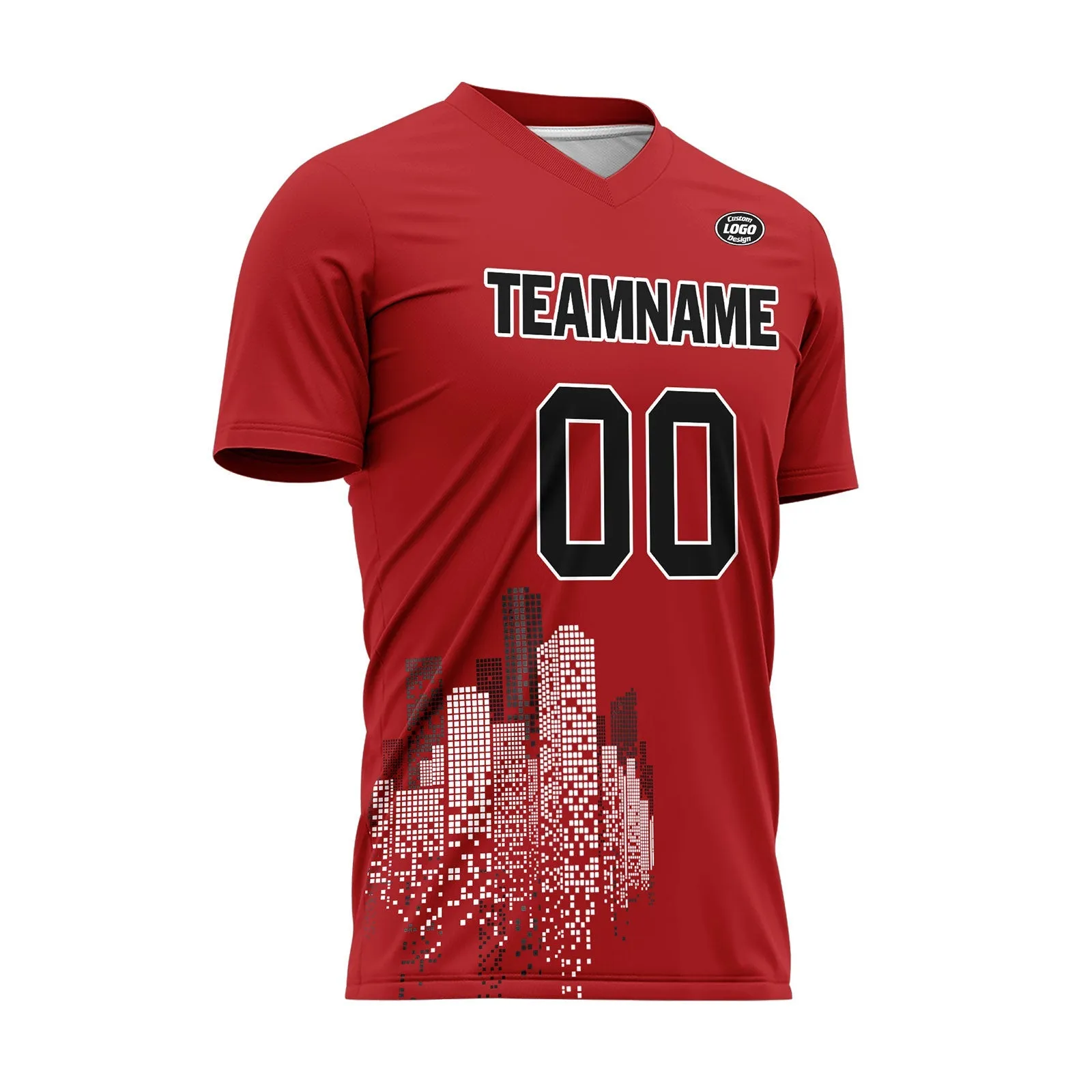 Luxury Gifts,Custom Red Soccer Sets Jersey Personalized SCJ101-D28001