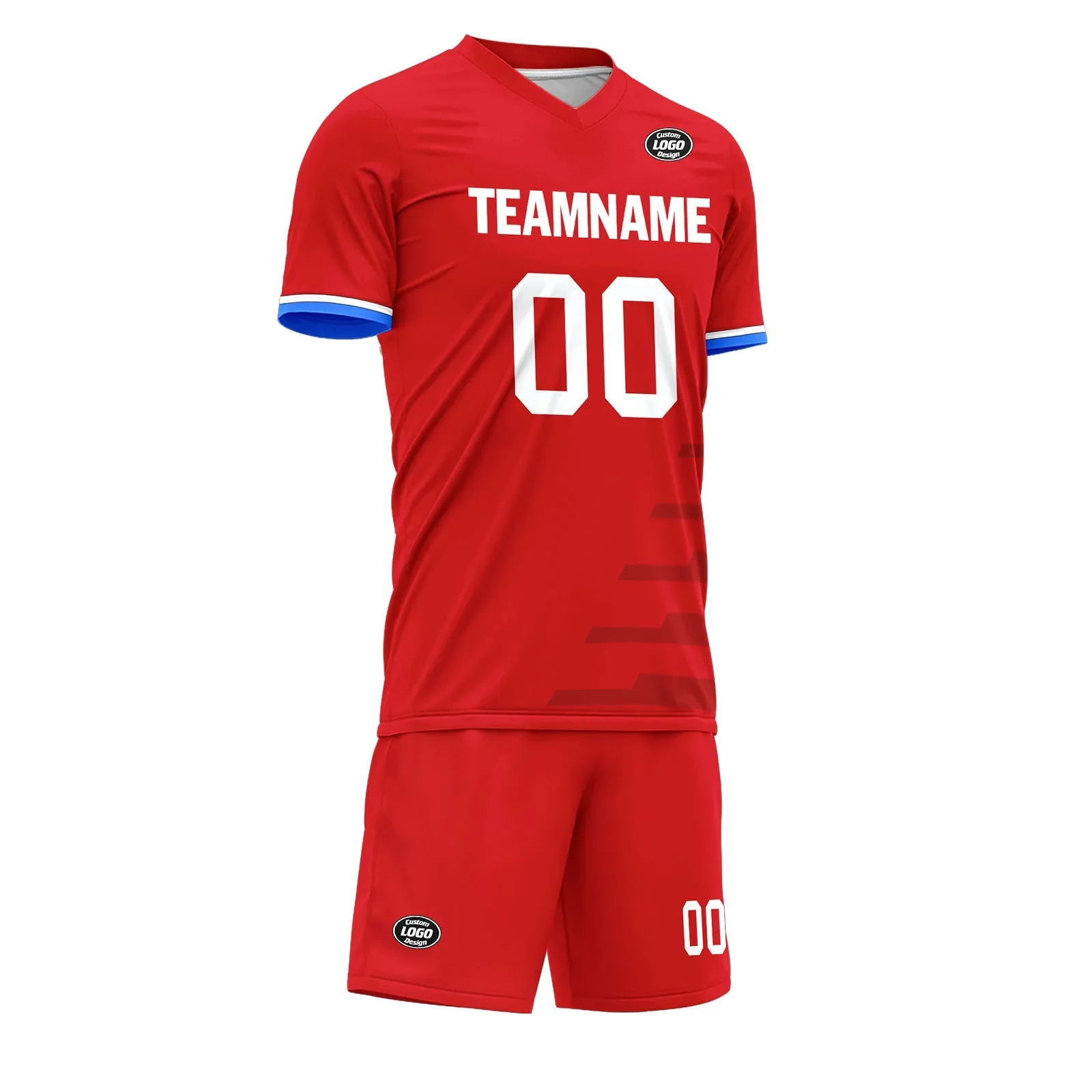 Luxury Gifts,Custom Red Soccer Sets Jersey Personalized SCJ101-D28005