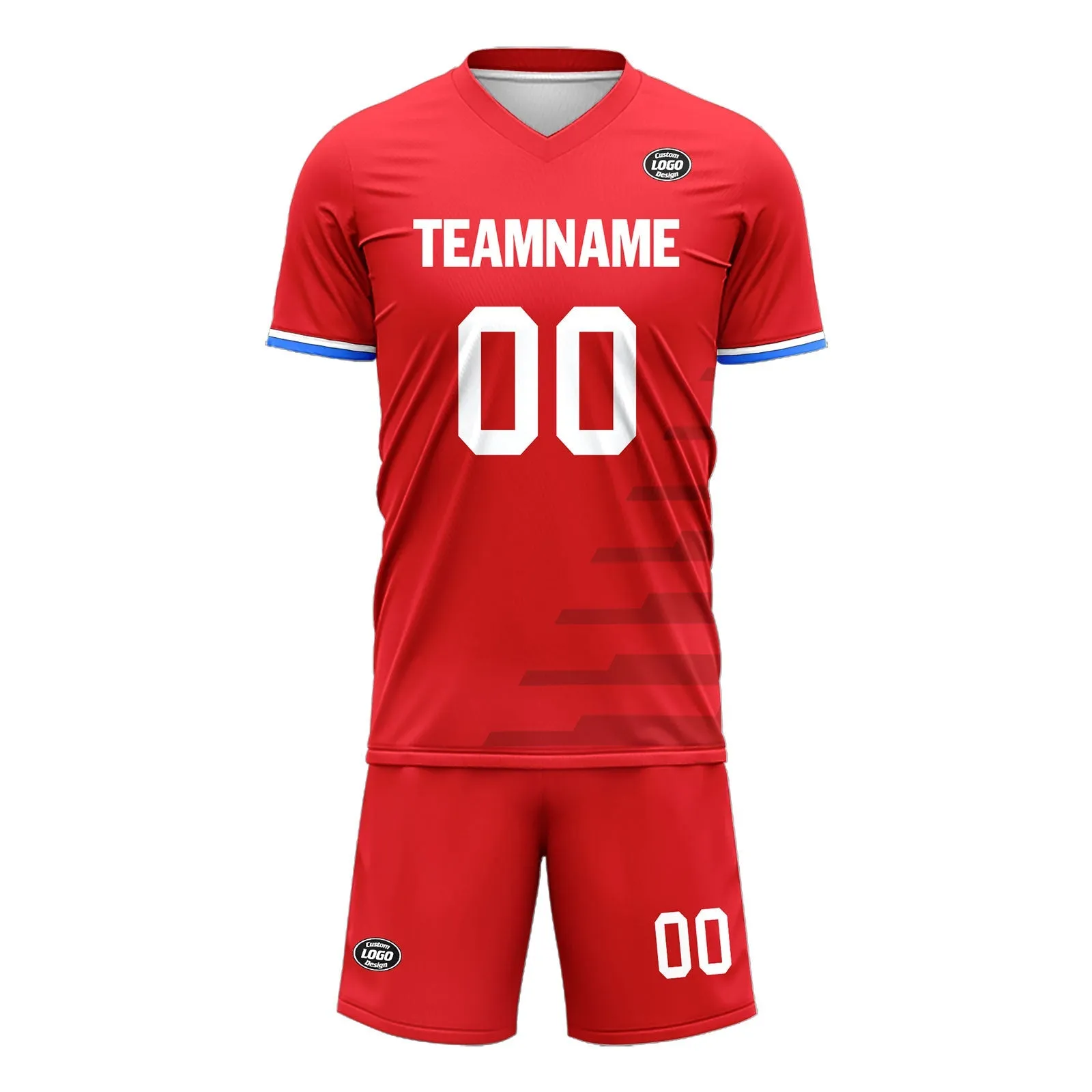Luxury Gifts,Custom Red Soccer Sets Jersey Personalized SCJ101-D28005