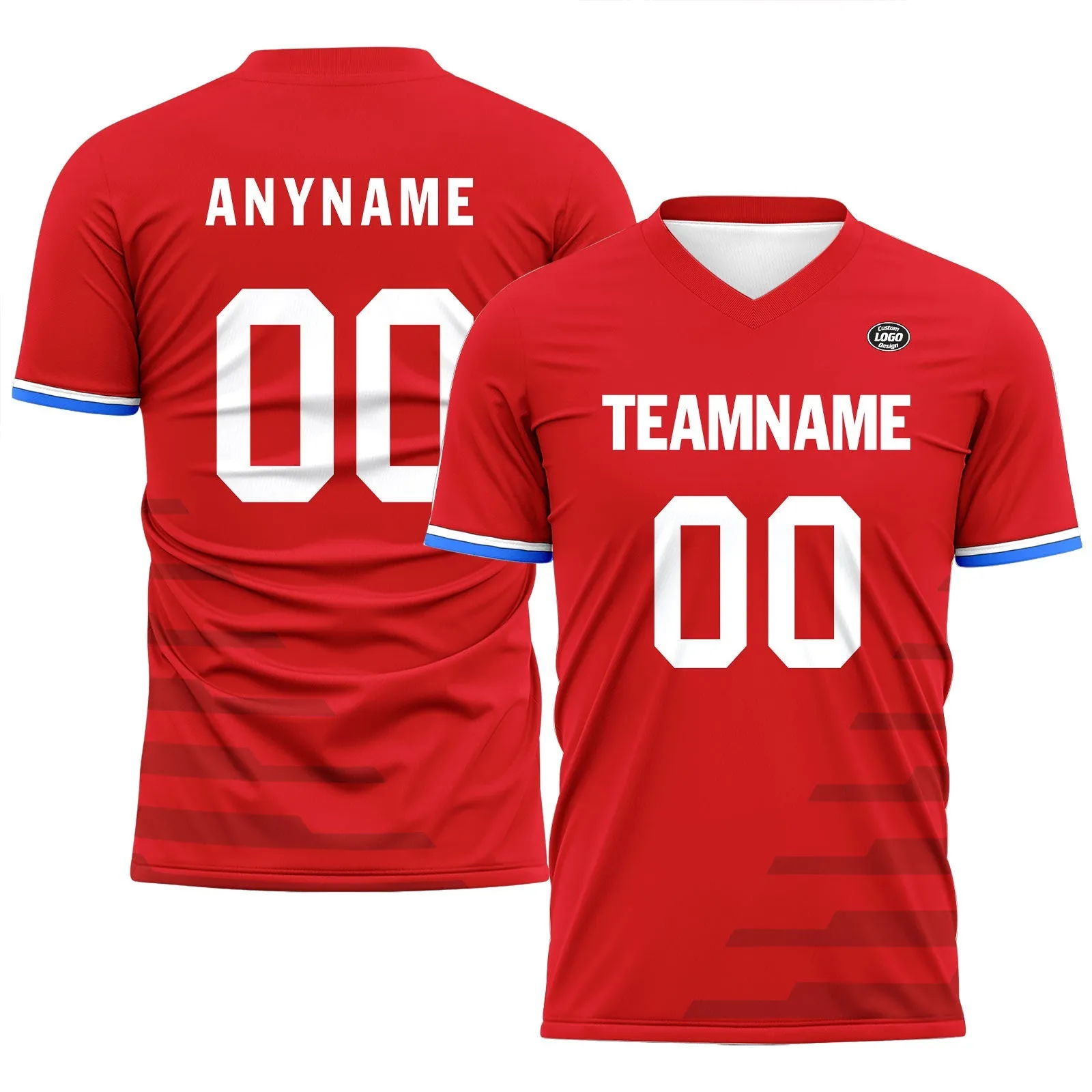 Luxury Gifts,Custom Red Soccer Sets Jersey Personalized SCJ101-D28005