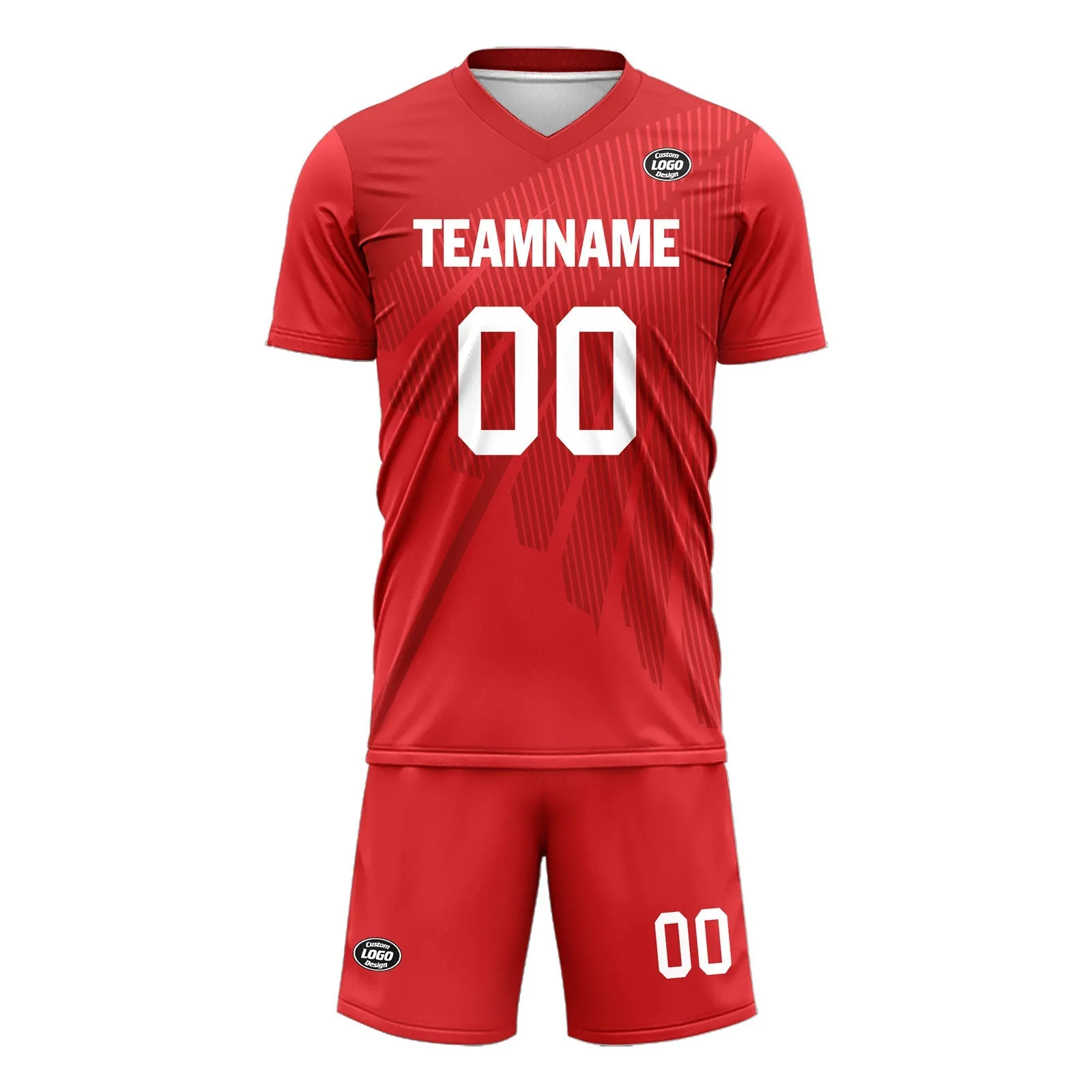 Luxury Gifts,Custom Red Soccer Sets Jersey Personalized SCJ101-D28018