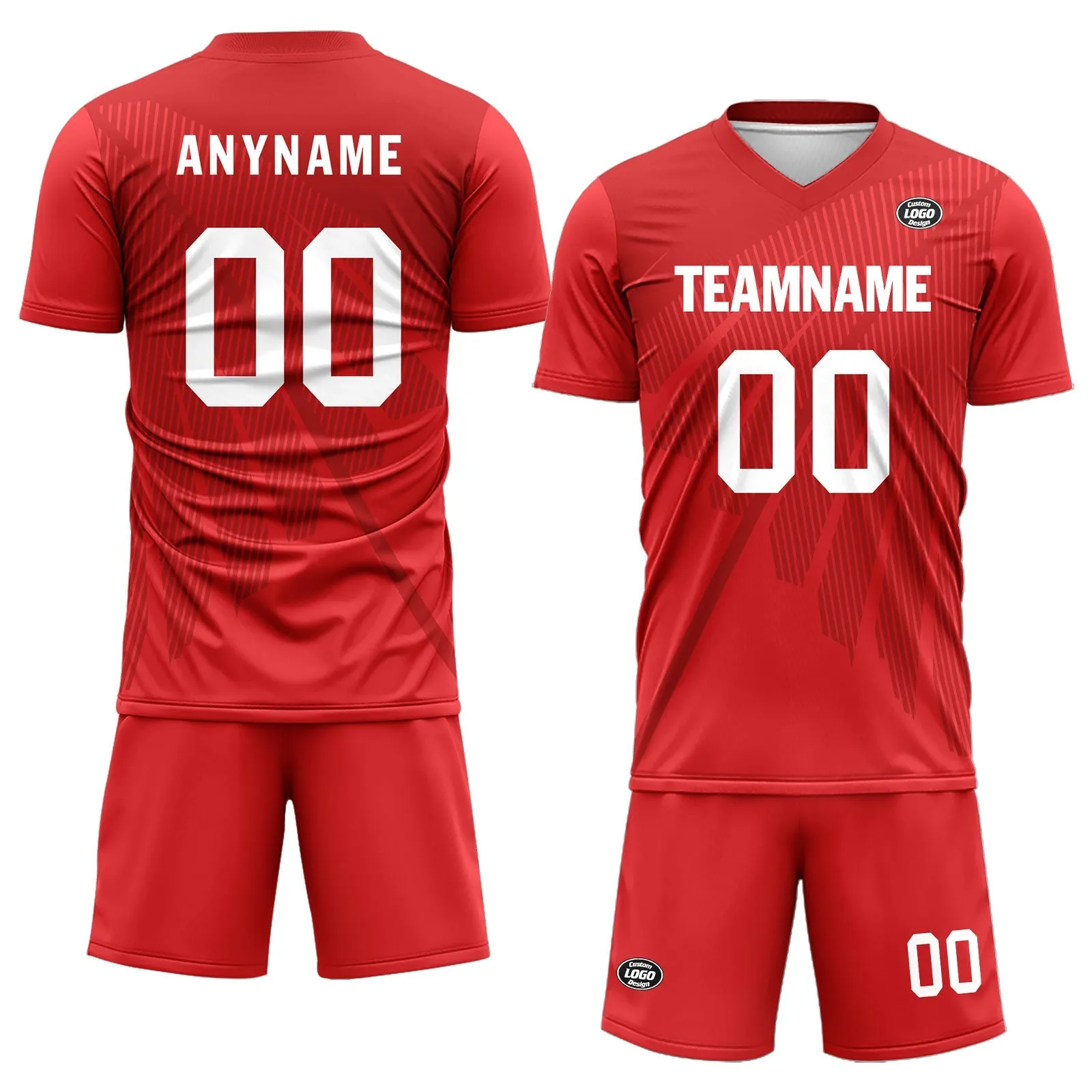 Luxury Gifts,Custom Red Soccer Sets Jersey Personalized SCJ101-D28018