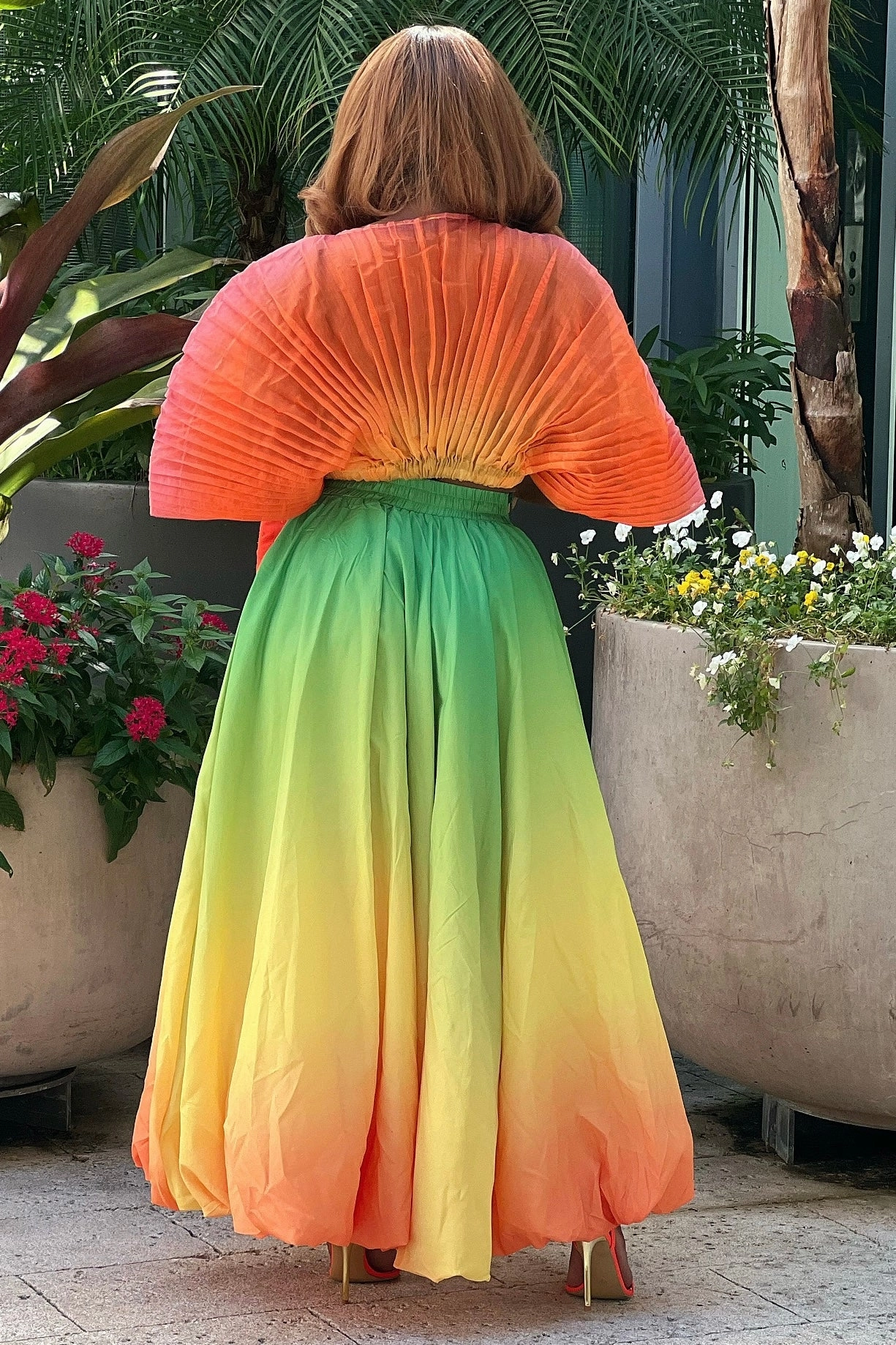 ComfortStretch Lyra ??Tropic Like It??s Hot?? Lux Skirt Set