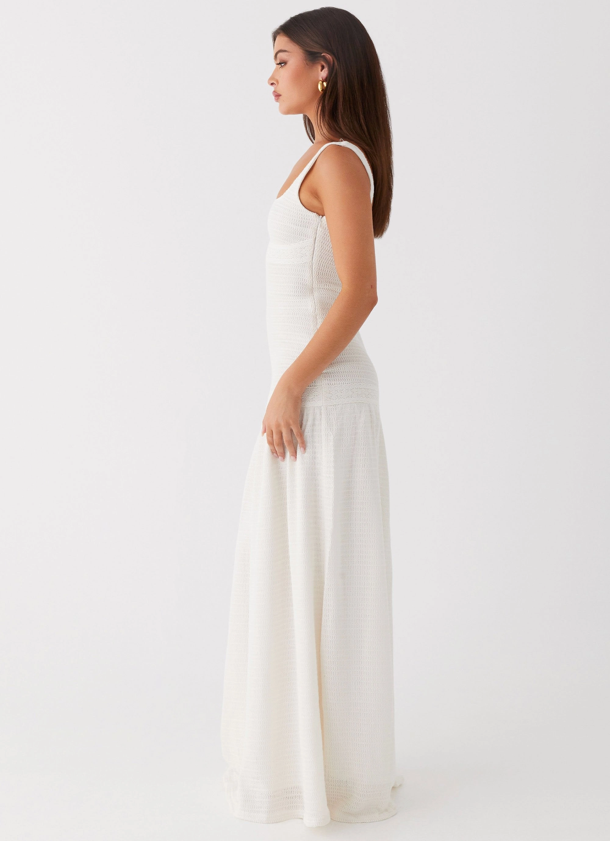 Lyrical Maxi Dress - Ivory Urban Chic Smart Fit Wear