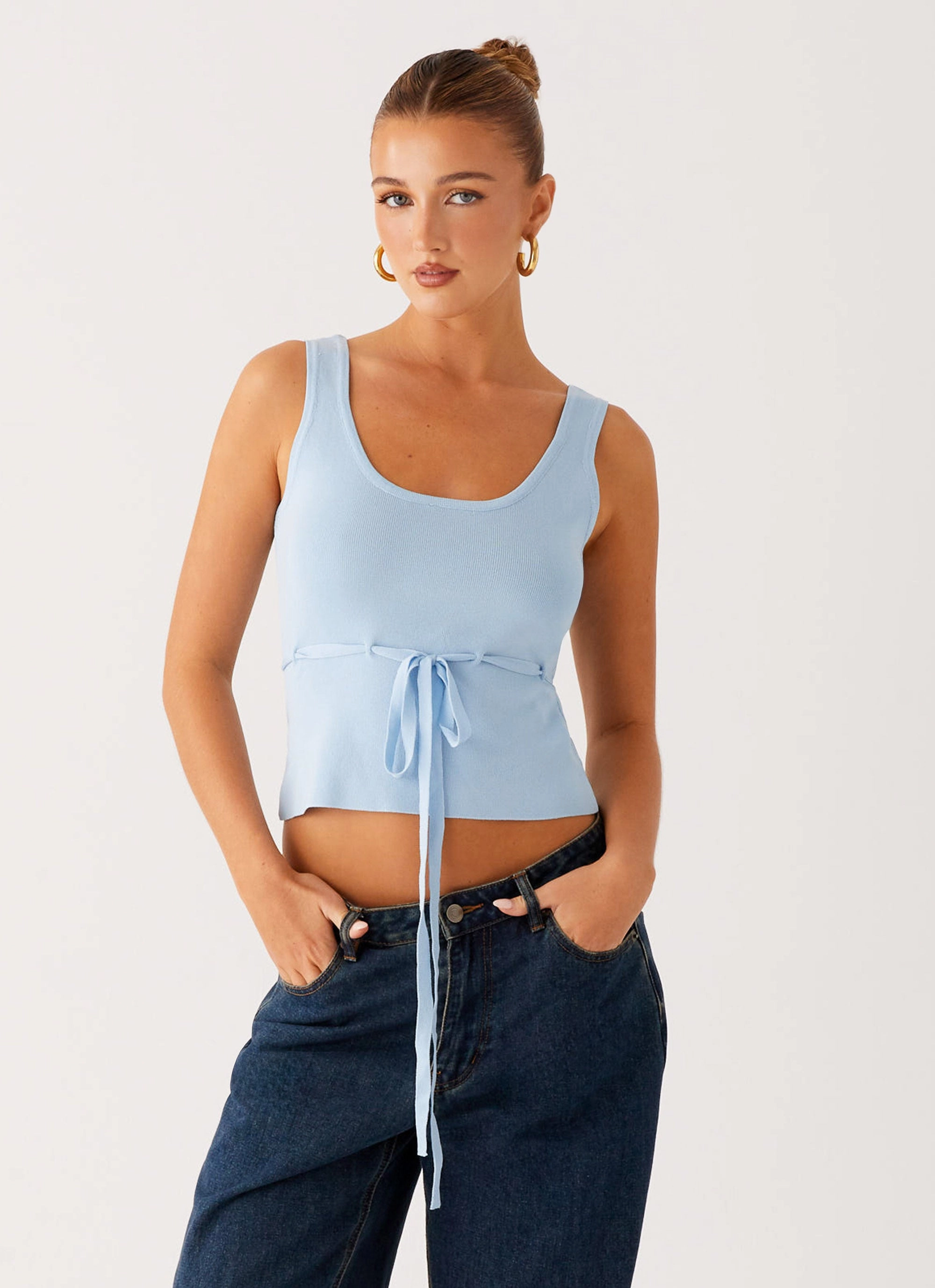 QuickRelease Closure MicrofiberBlend Macall Knit Tank - Blue