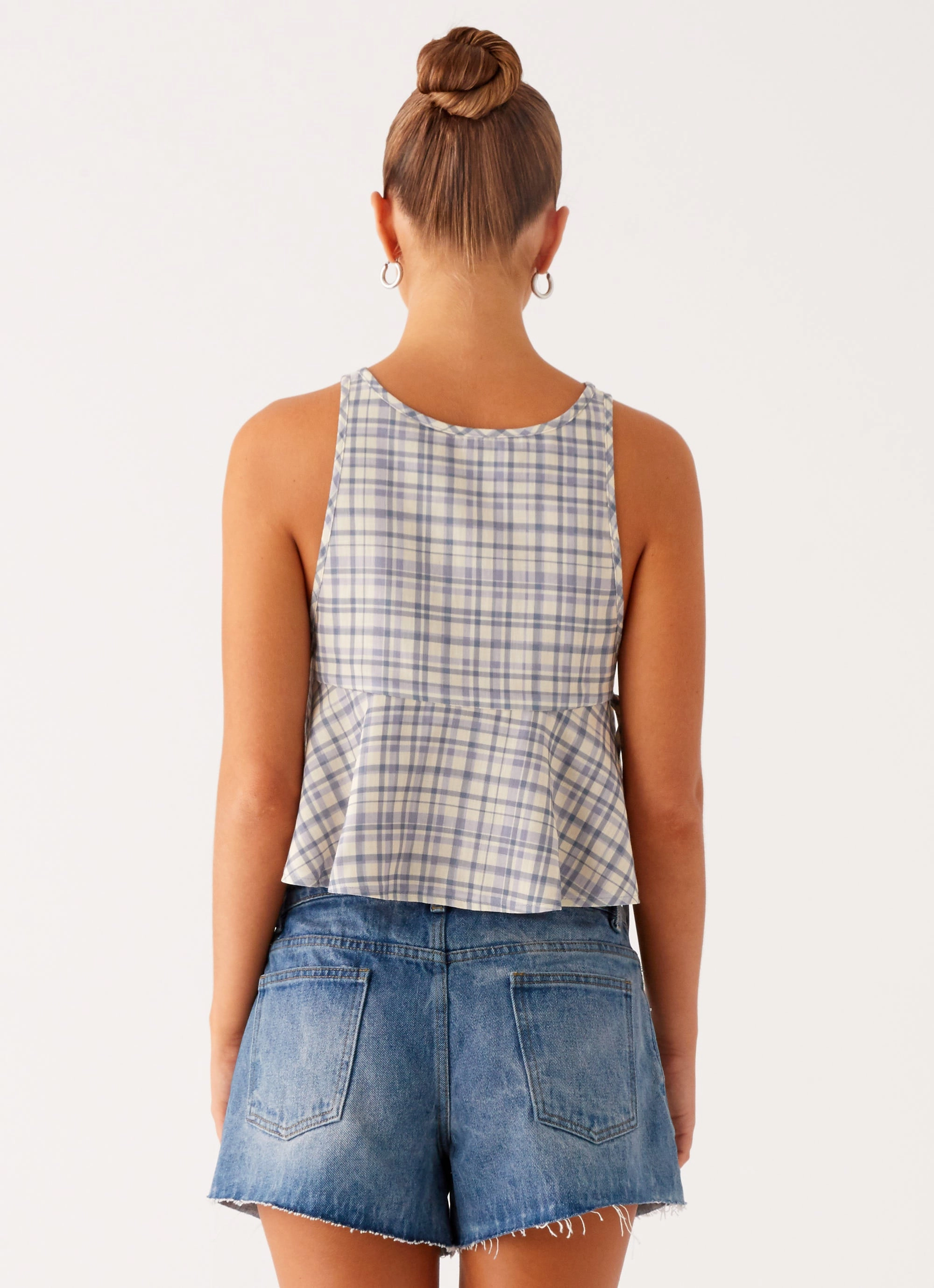 HygienicCoating Osborne Halter Top - Check