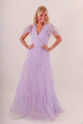 Soft Balance Feel Good Magic We Made Tulle Maxi Dress