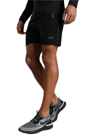 MAN ACTIVE GYM REFLECTIVE REGULAR FIT 5" SHORTS