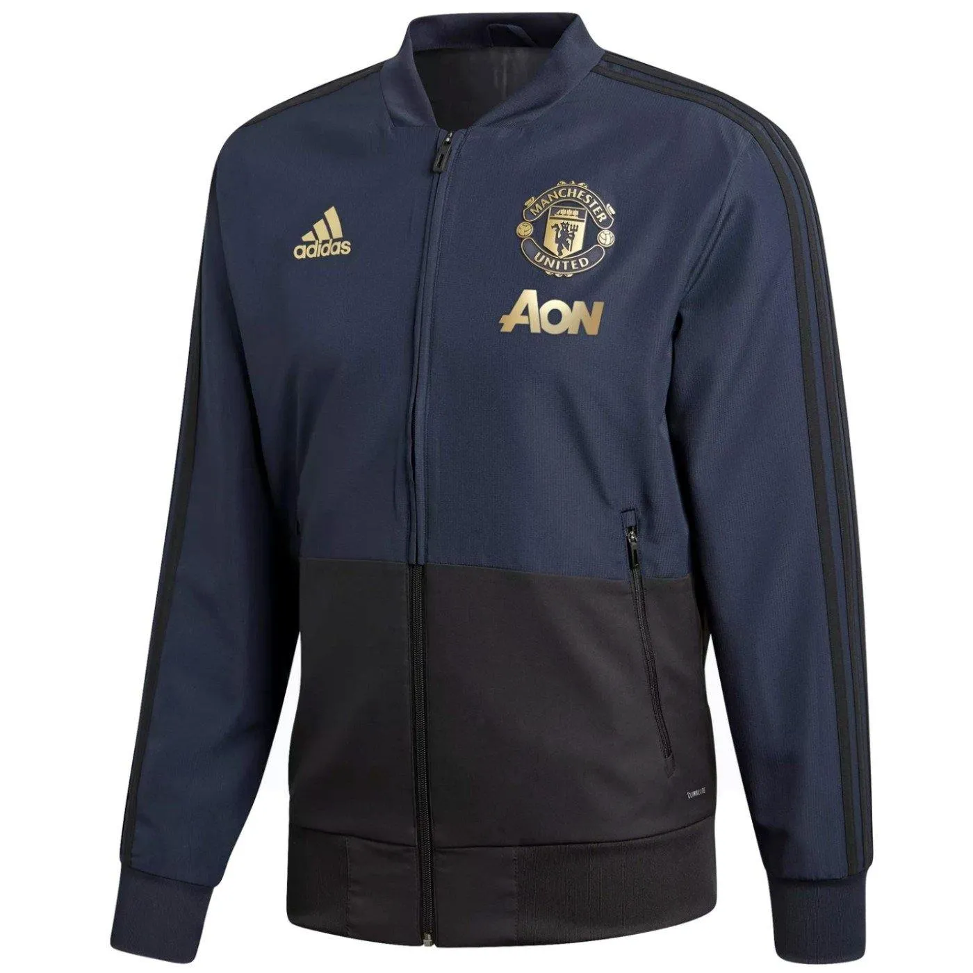 Manchester United training presentation soccer tracksuit UCL 2018/19 - Adidas