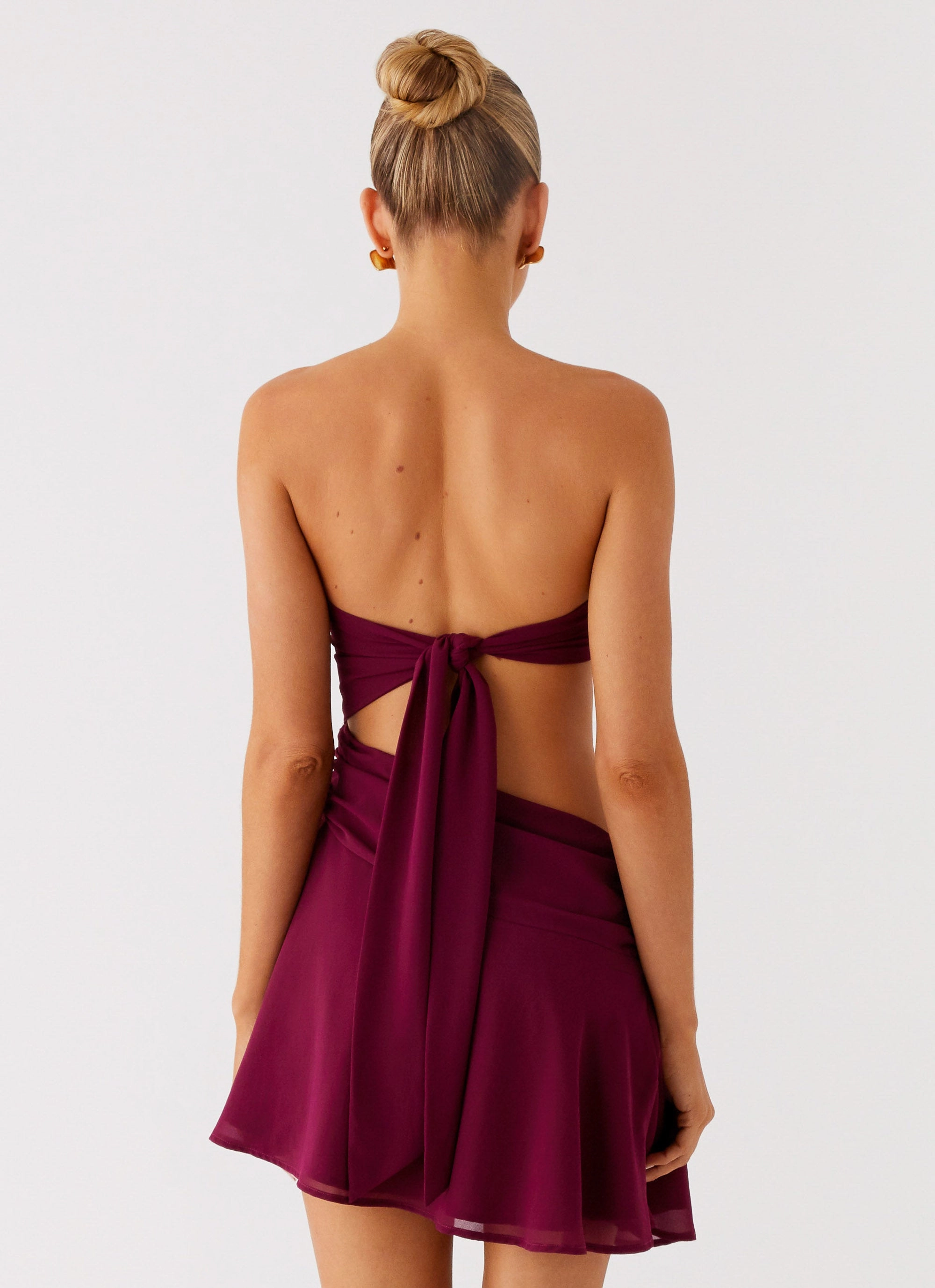 Marbella Mini Dress - Violetta Shine Skin Romantic Bloom