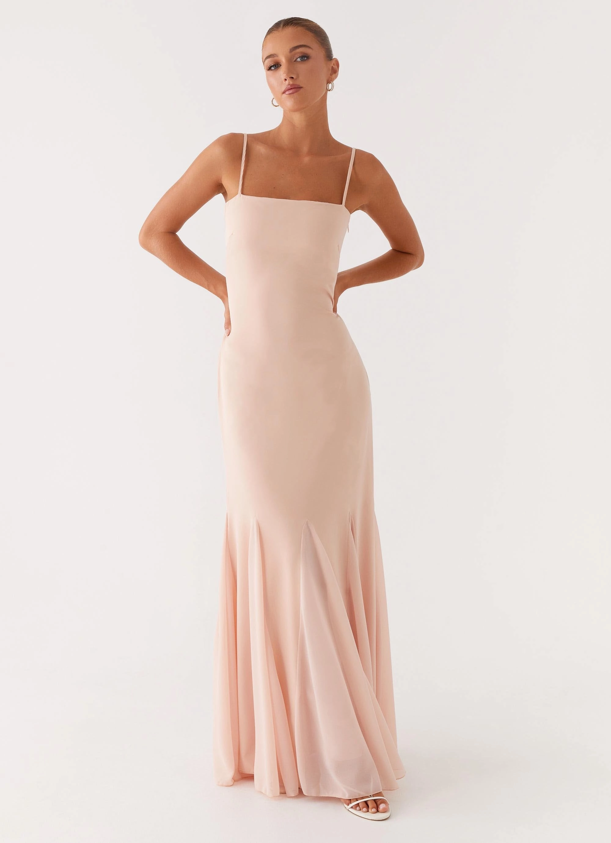 Marcelo Maxi Dress - Pink Curve-Enhancing