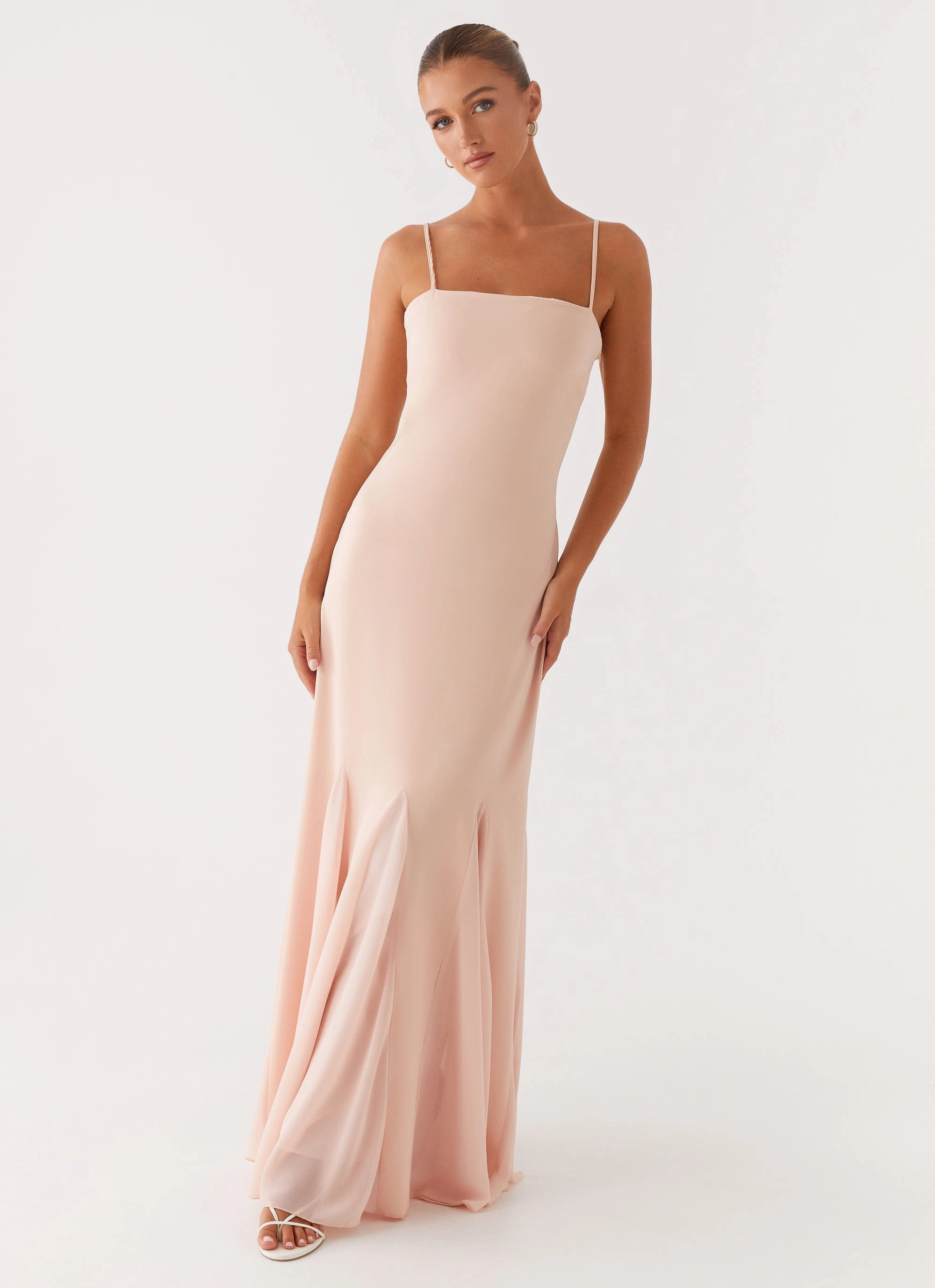 Marcelo Maxi Dress - Pink Trend Glow Smooth Drape