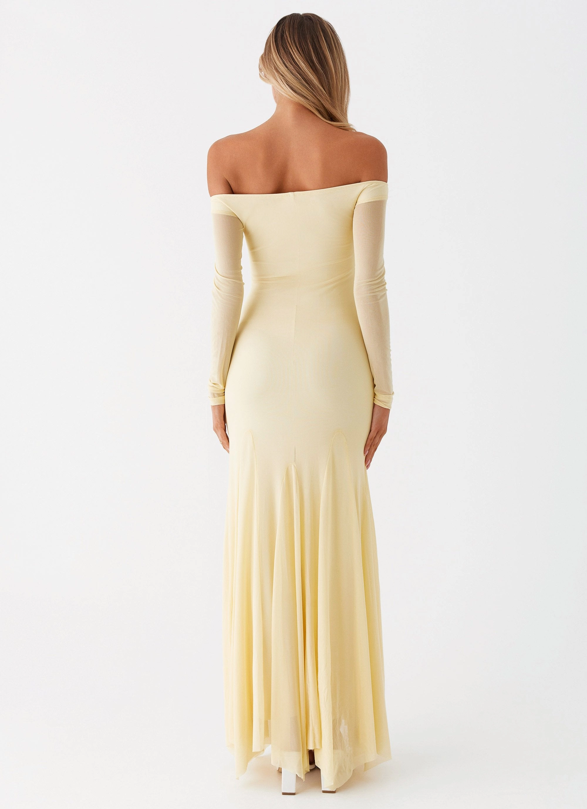 Maribel Maxi Dress - Yellow Light Touch