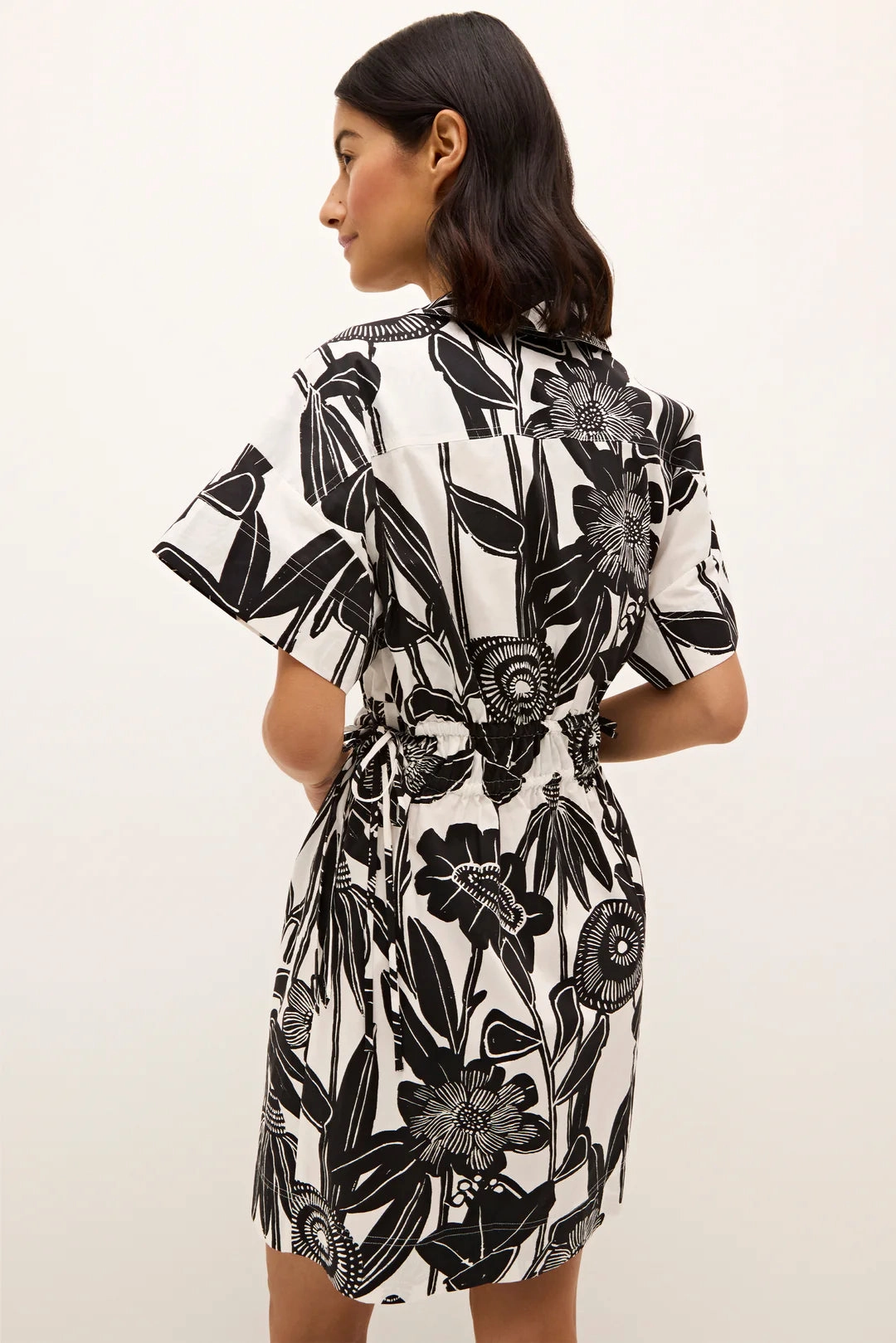 Marie Oliver Billie Dress Sage Detail Silky Movement
