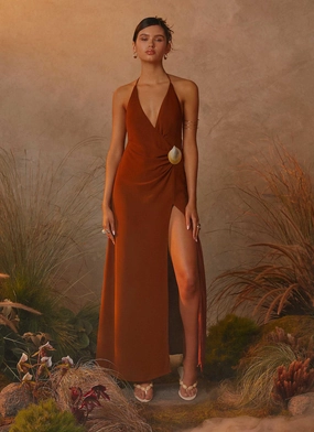 Marjoram Maxi Dress - Chocolate Daily Confidence