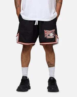 Market Dulldogs Mesh Shorts Black